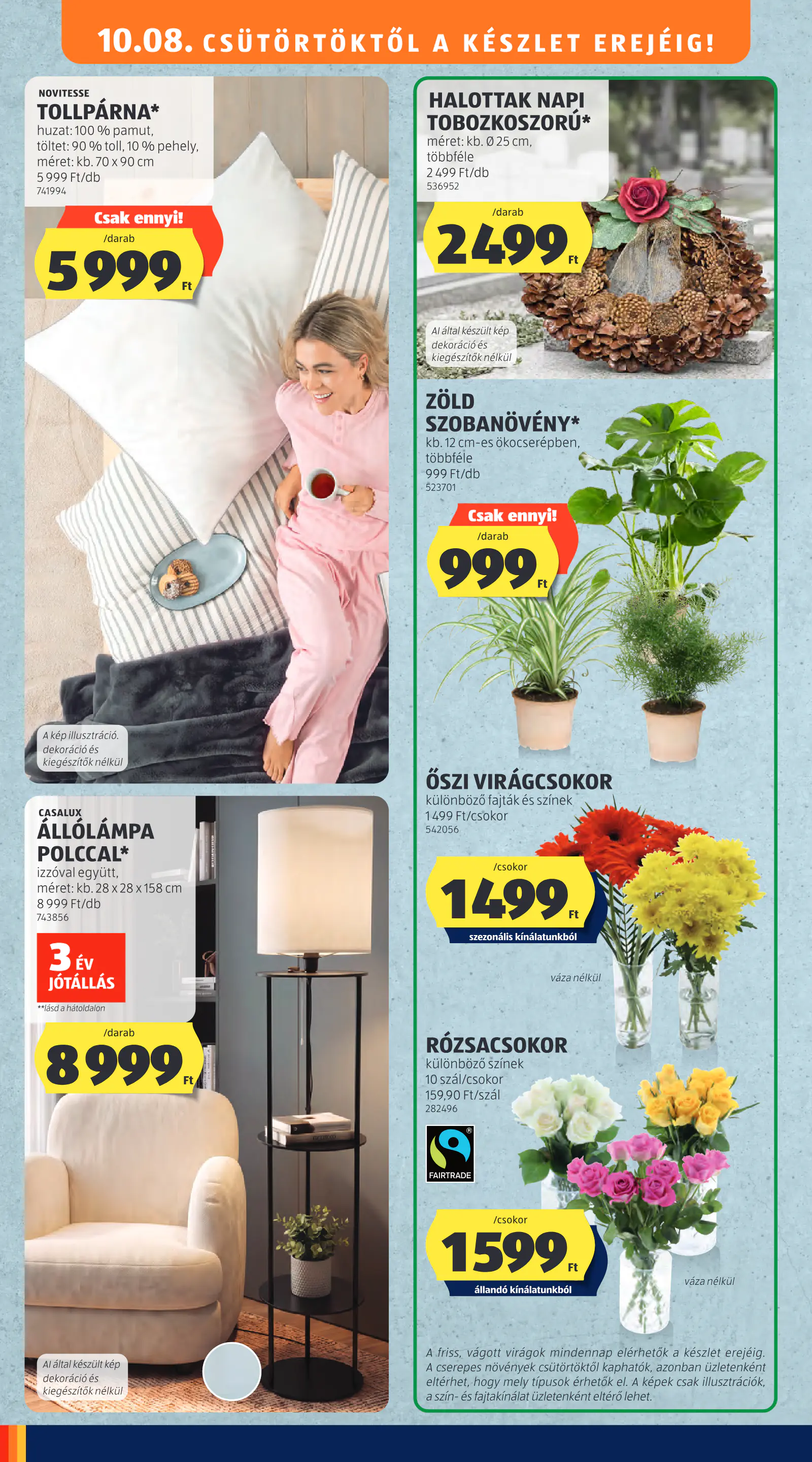 Aldi Középső sor termékei, 41. hét, 6. oldal (okt. 8–14.)