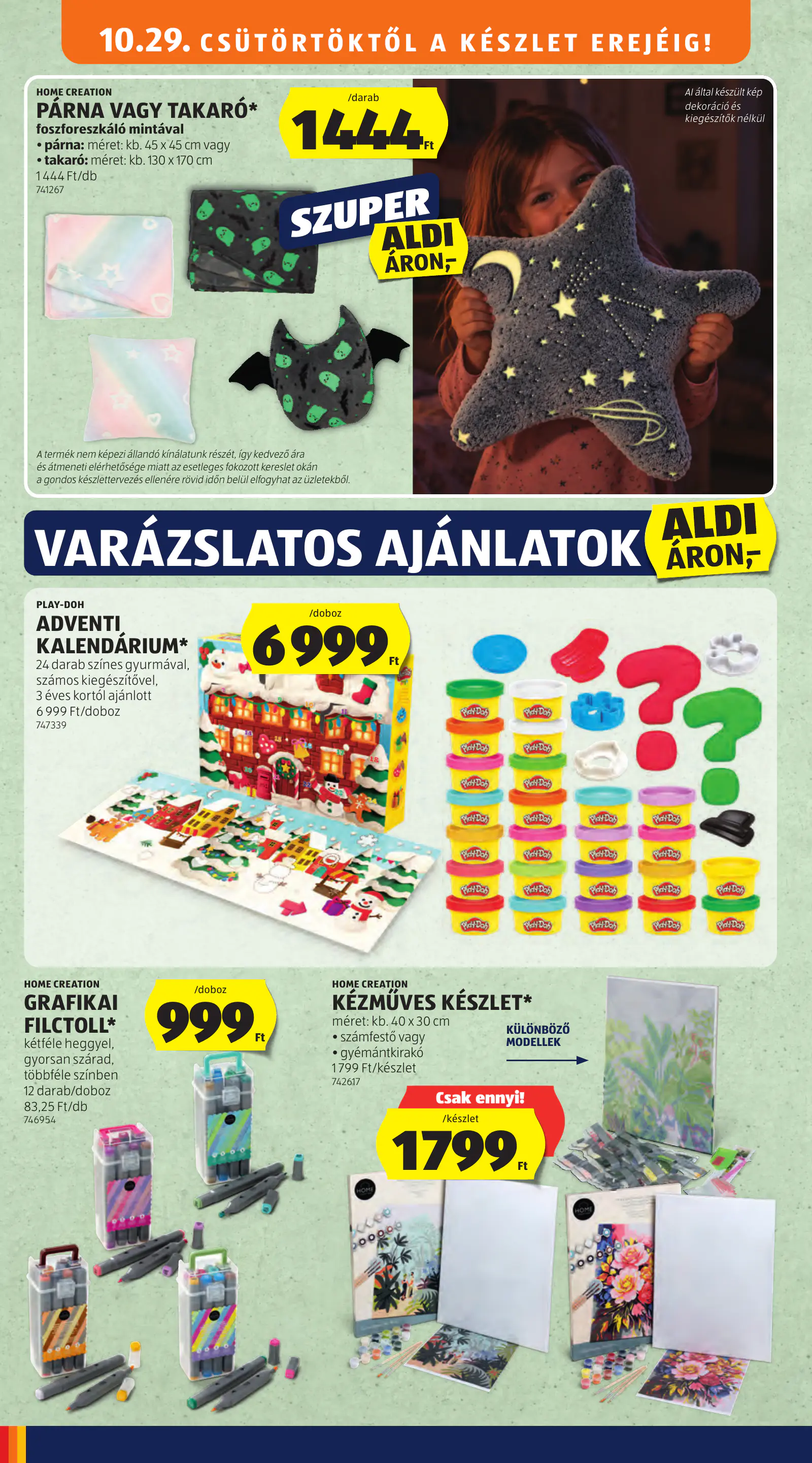 Aldi Középső sor termékei, 44. hét, 2. oldal (okt. 29. – nov. 4.)