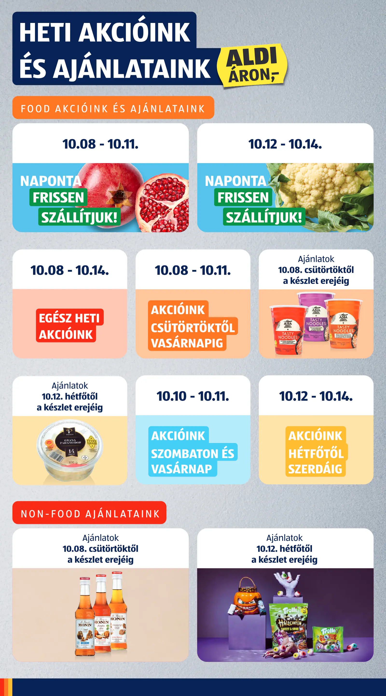 Aldi online akciós újság, 41. hét, 4. oldal (okt. 8–14.)