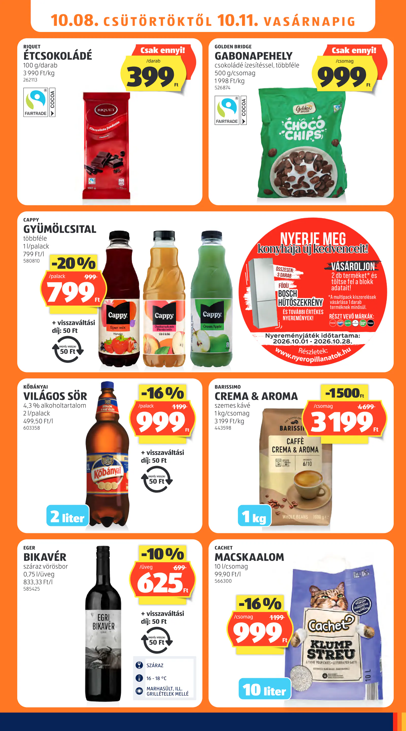 Aldi online akciós újság, 41. hét, 15. oldal (okt. 8–14.)