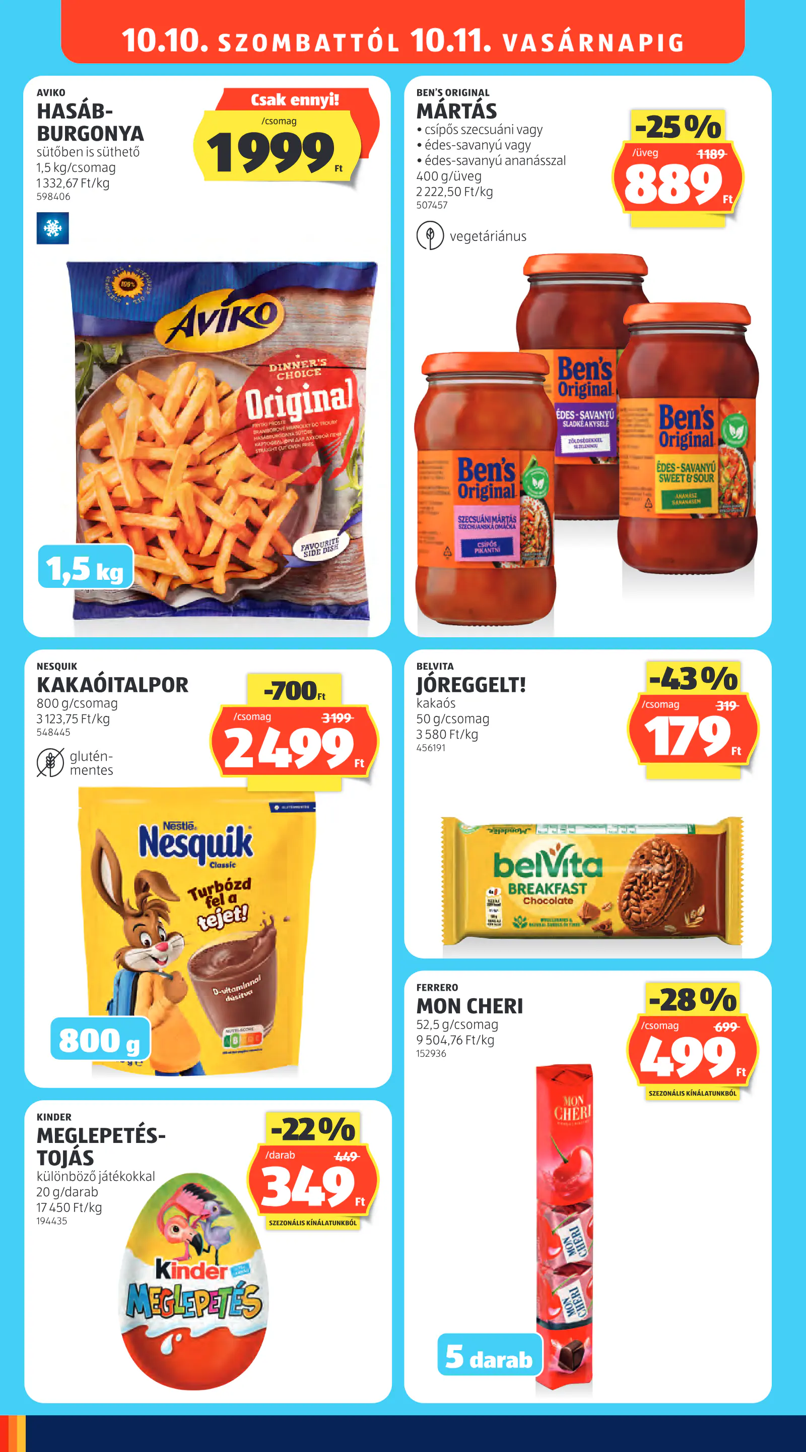 Aldi online akciós újság, 41. hét, 32. oldal (okt. 8–14.)