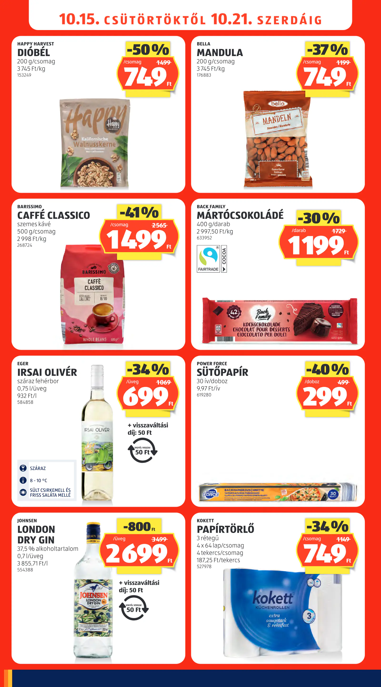 Aldi online akciós újság, 42. hét, 10. oldal (okt. 15–21.)