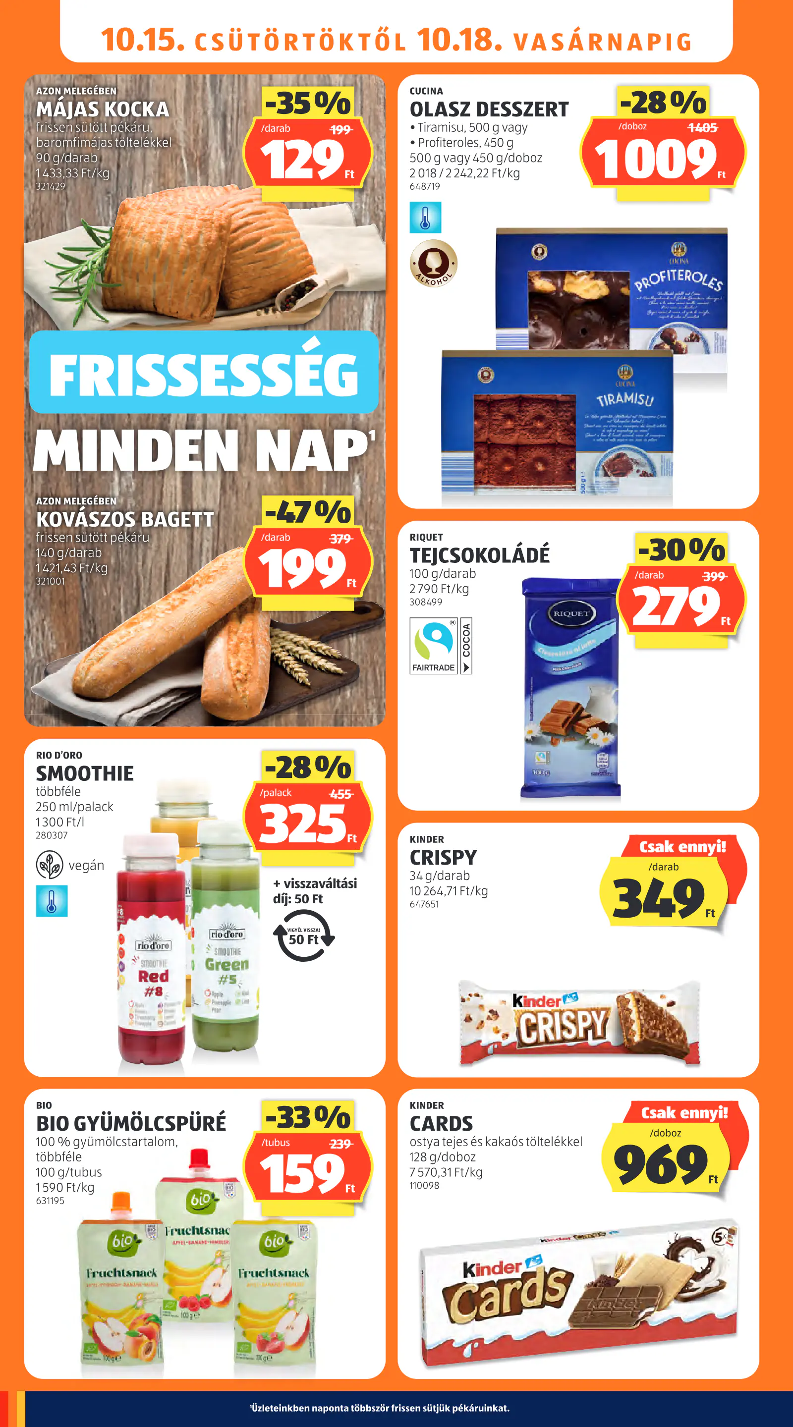 Aldi online akciós újság, 42. hét, 14. oldal (okt. 15–21.)