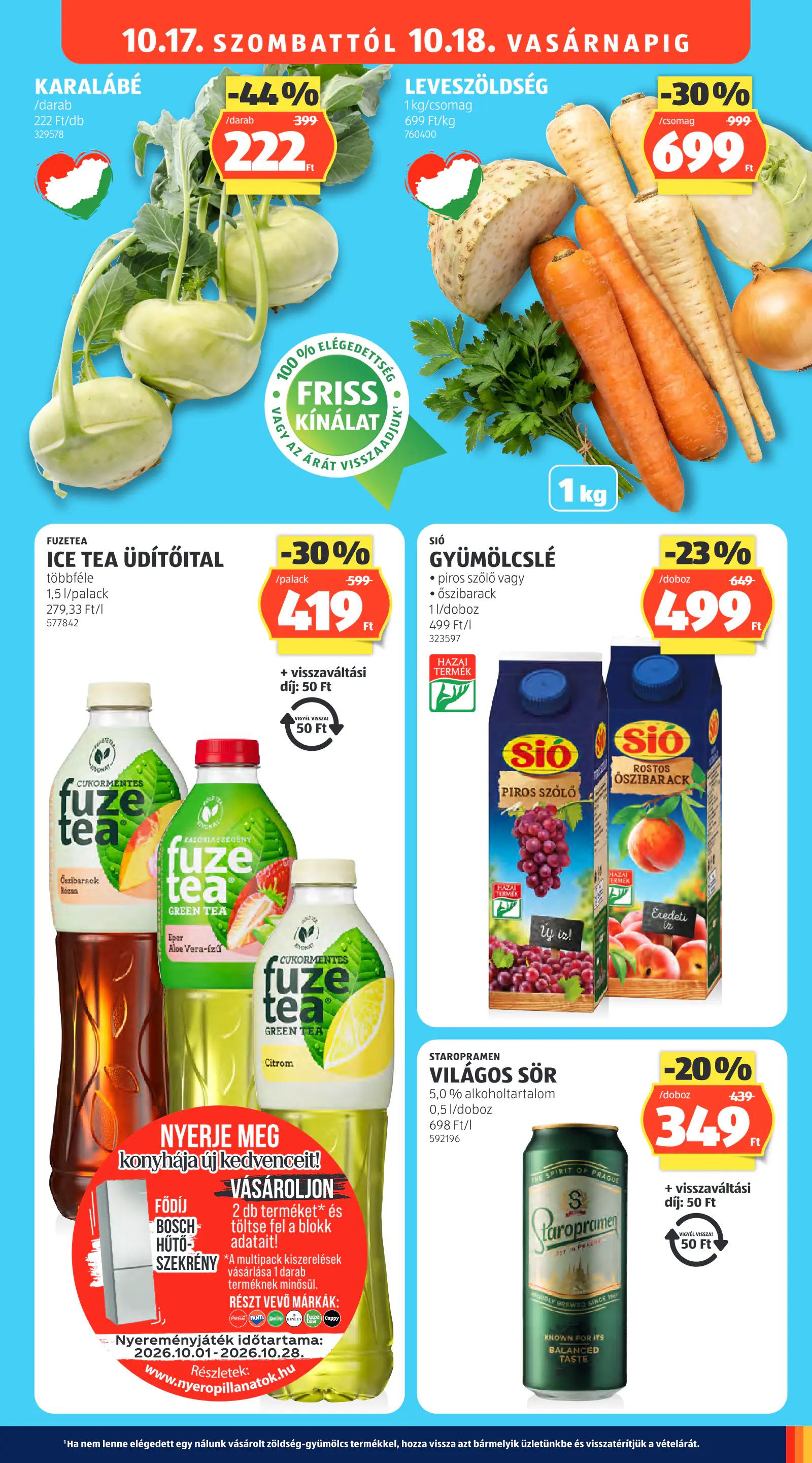 Aldi online akciós újság, 42. hét, 25. oldal (okt. 15–21.)