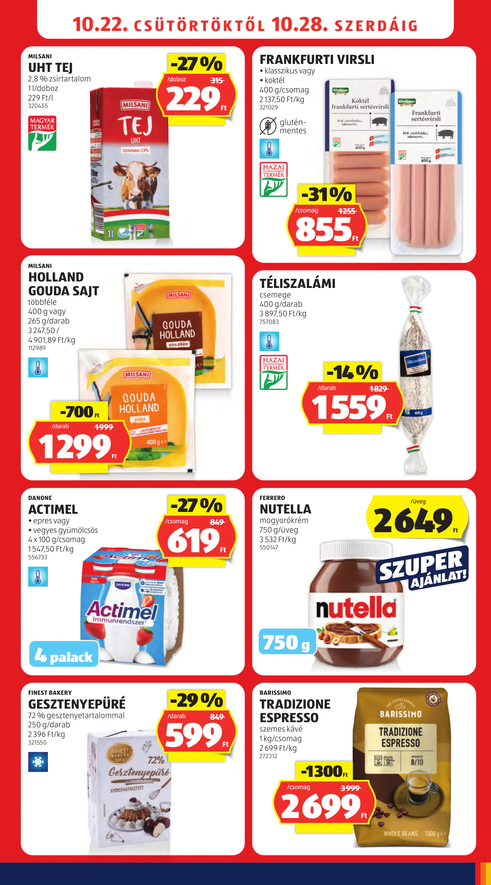 Aldi online akciós újság, 43. hét, 11. oldal (okt. 22–28.)