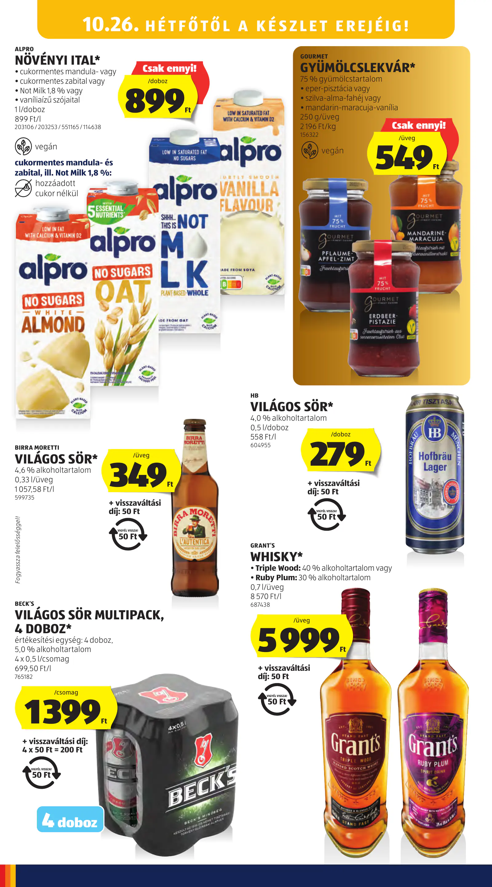 Aldi online akciós újság, 43. hét, 26. oldal (okt. 22–28.)
