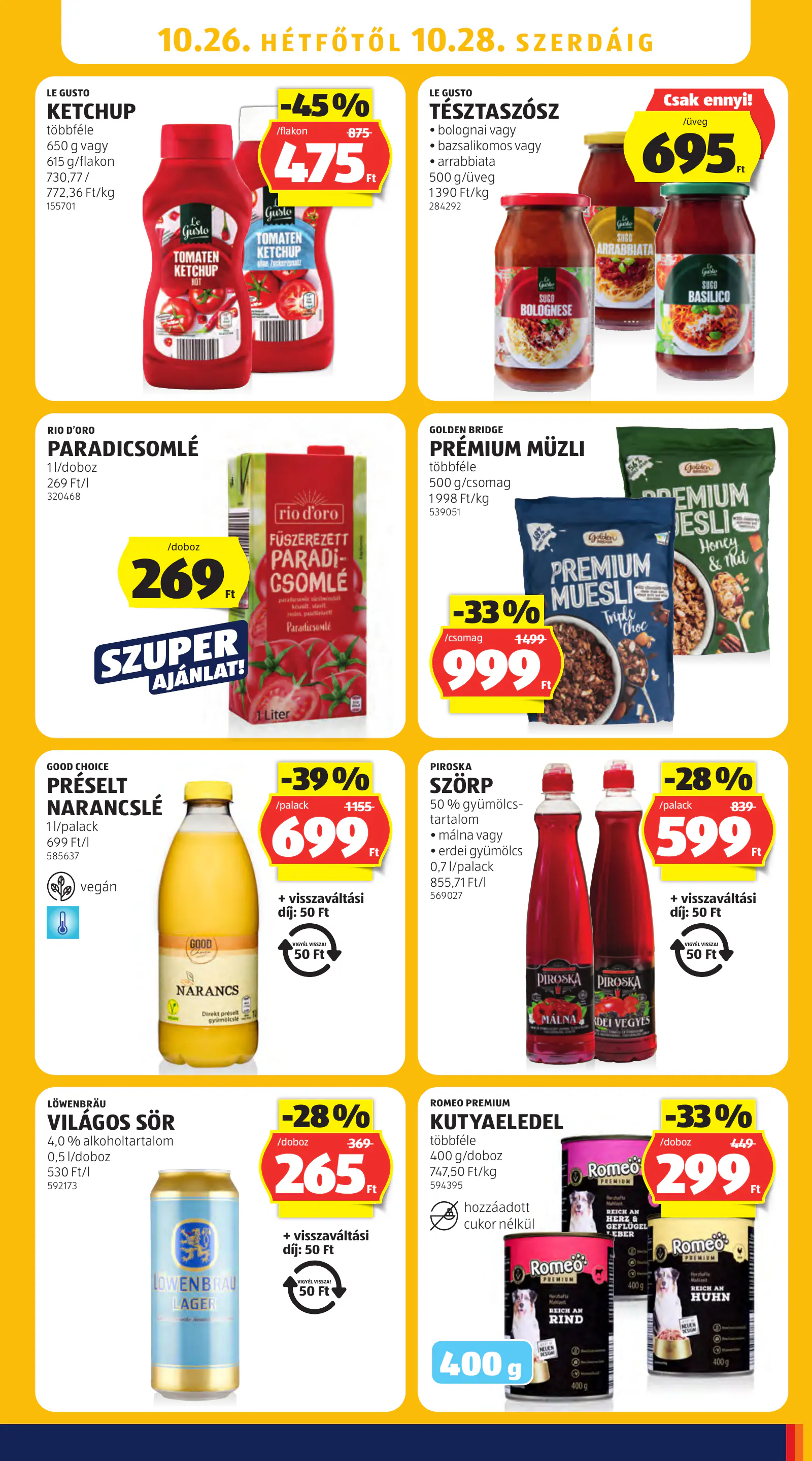 Aldi online akciós újság, 43. hét, 33. oldal (okt. 22–28.)