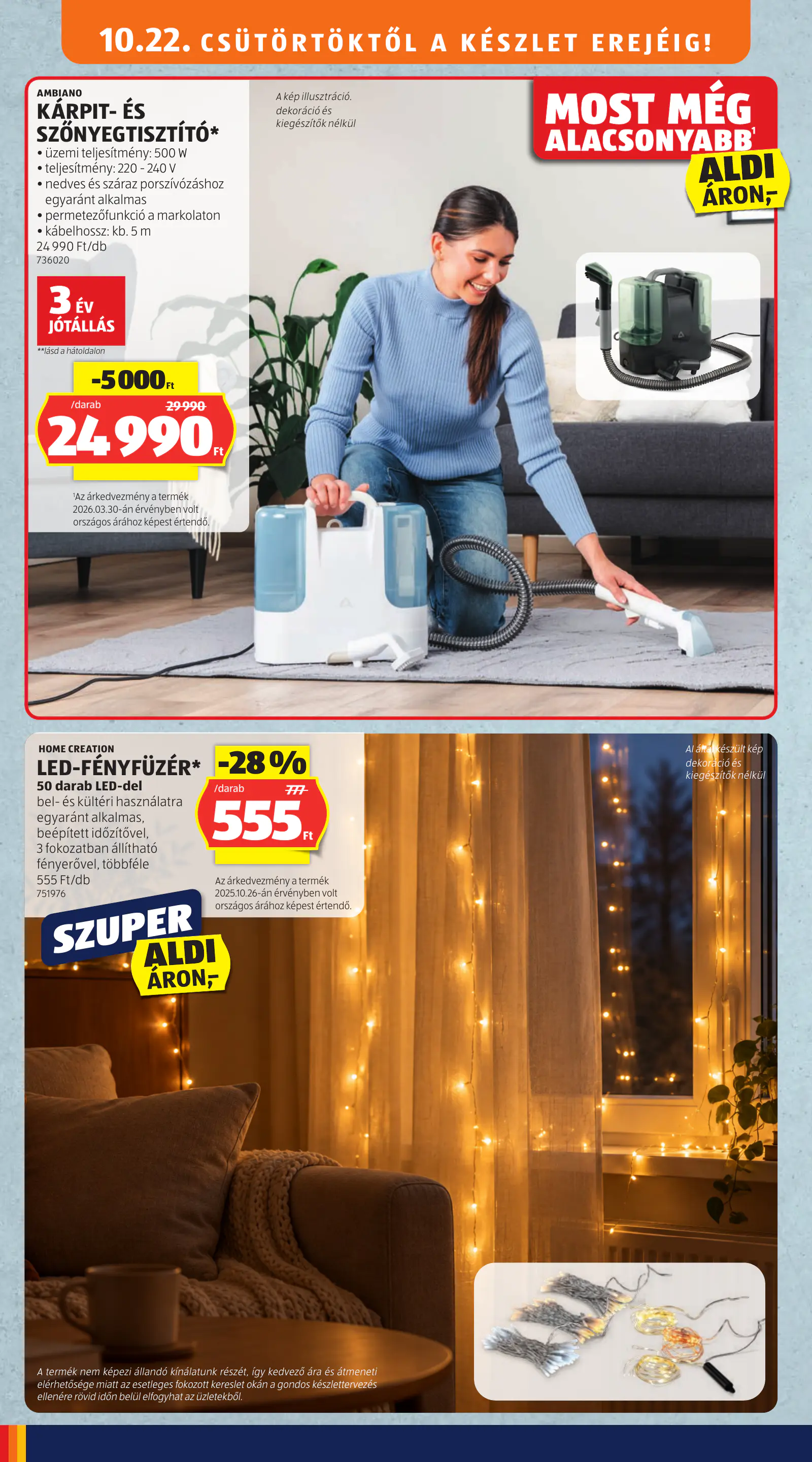 Aldi online akciós újság, 43. hét, 40. oldal (okt. 22–28.)