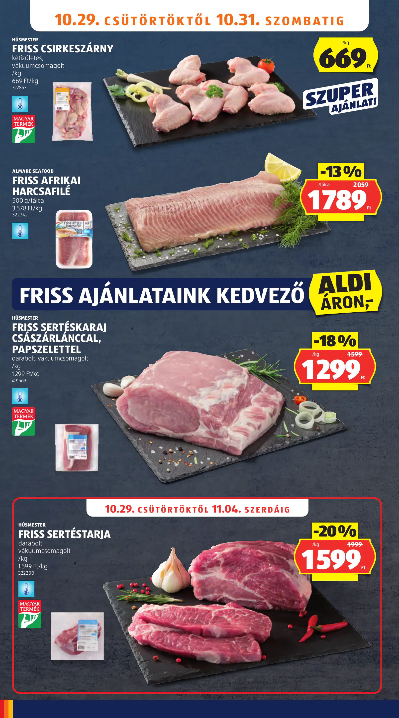 Aldi online akciós újság, 44. hét, 10. oldal (okt. 29. – nov. 4.)