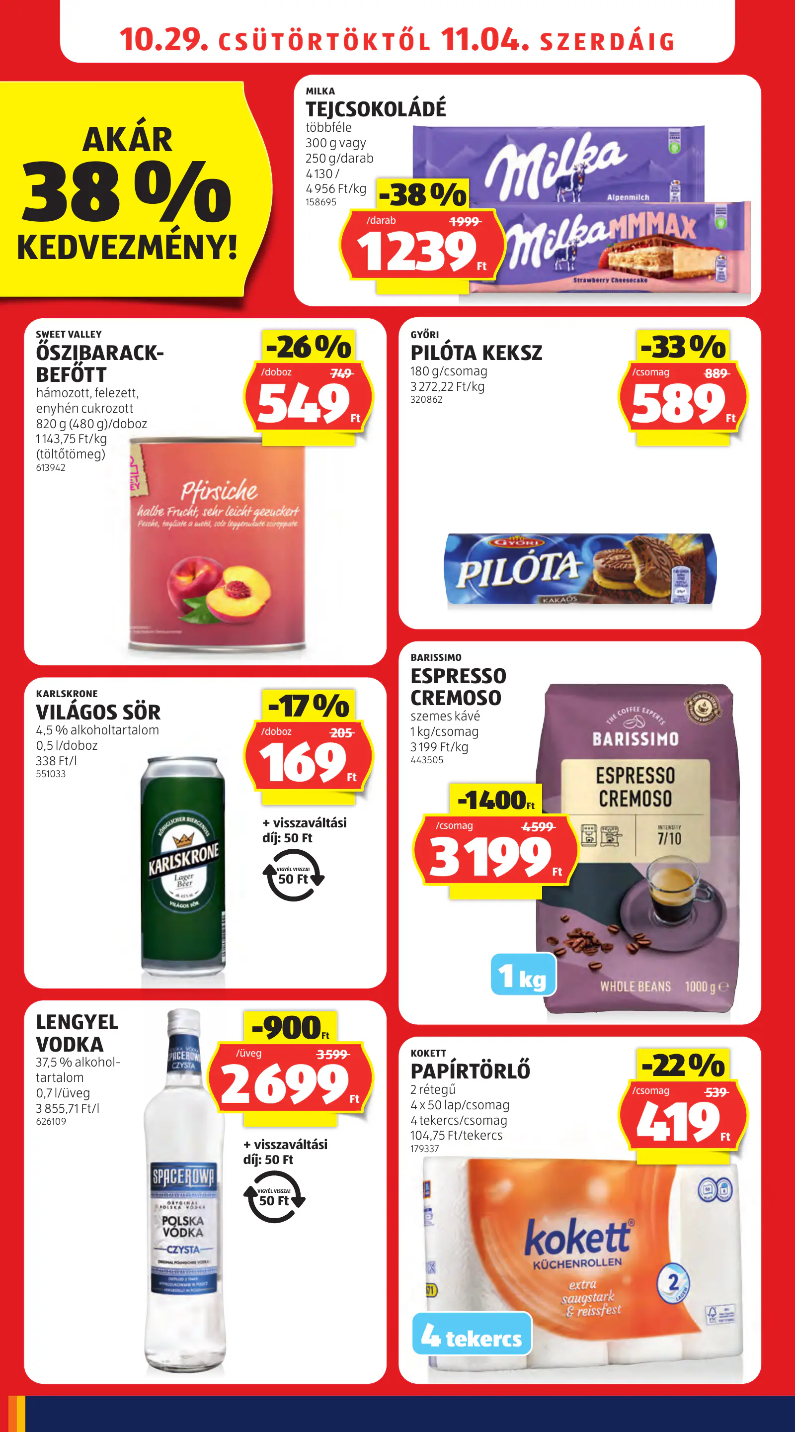 Aldi online akciós újság, 44. hét, 12. oldal (okt. 29. – nov. 4.)