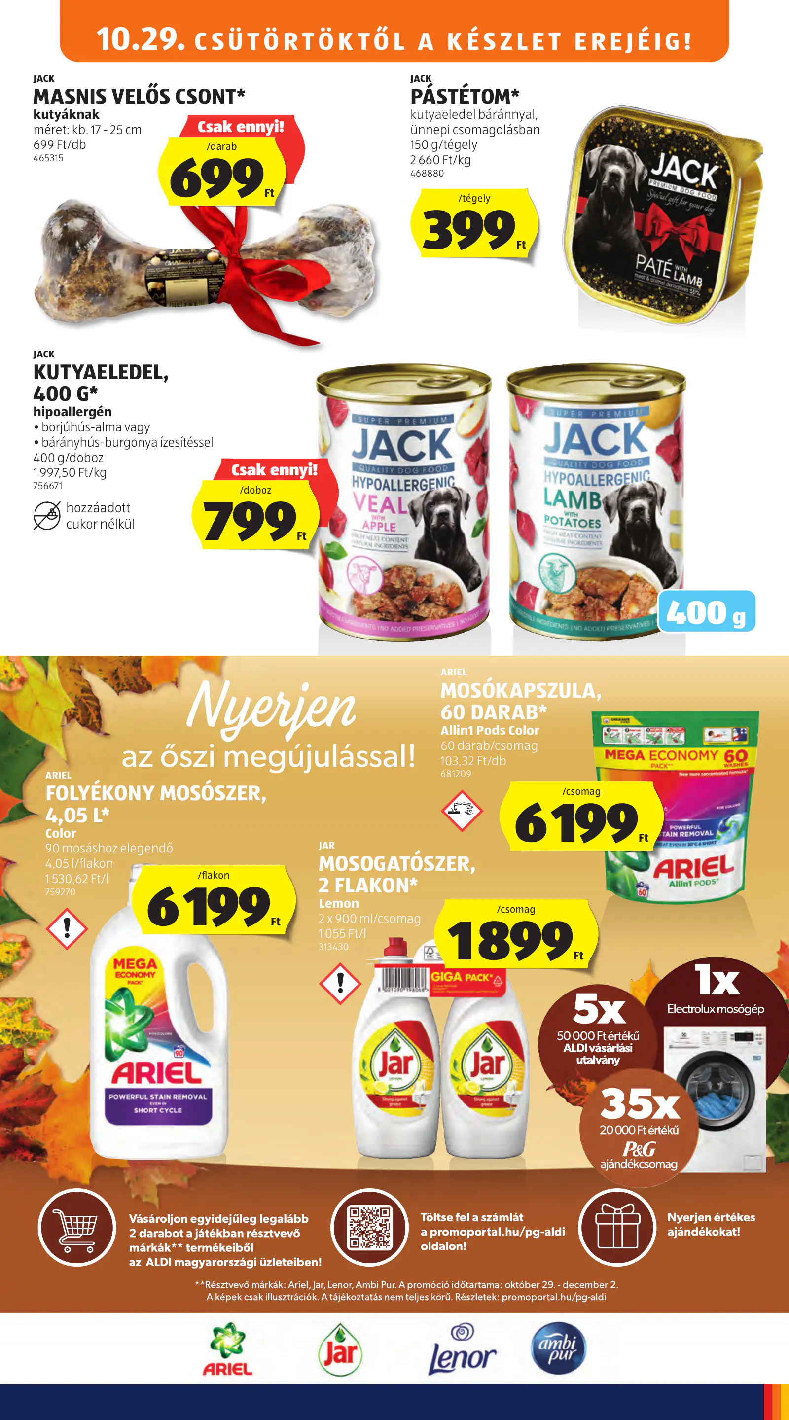 Aldi online akciós újság, 44. hét, 19. oldal (okt. 29. – nov. 4.)