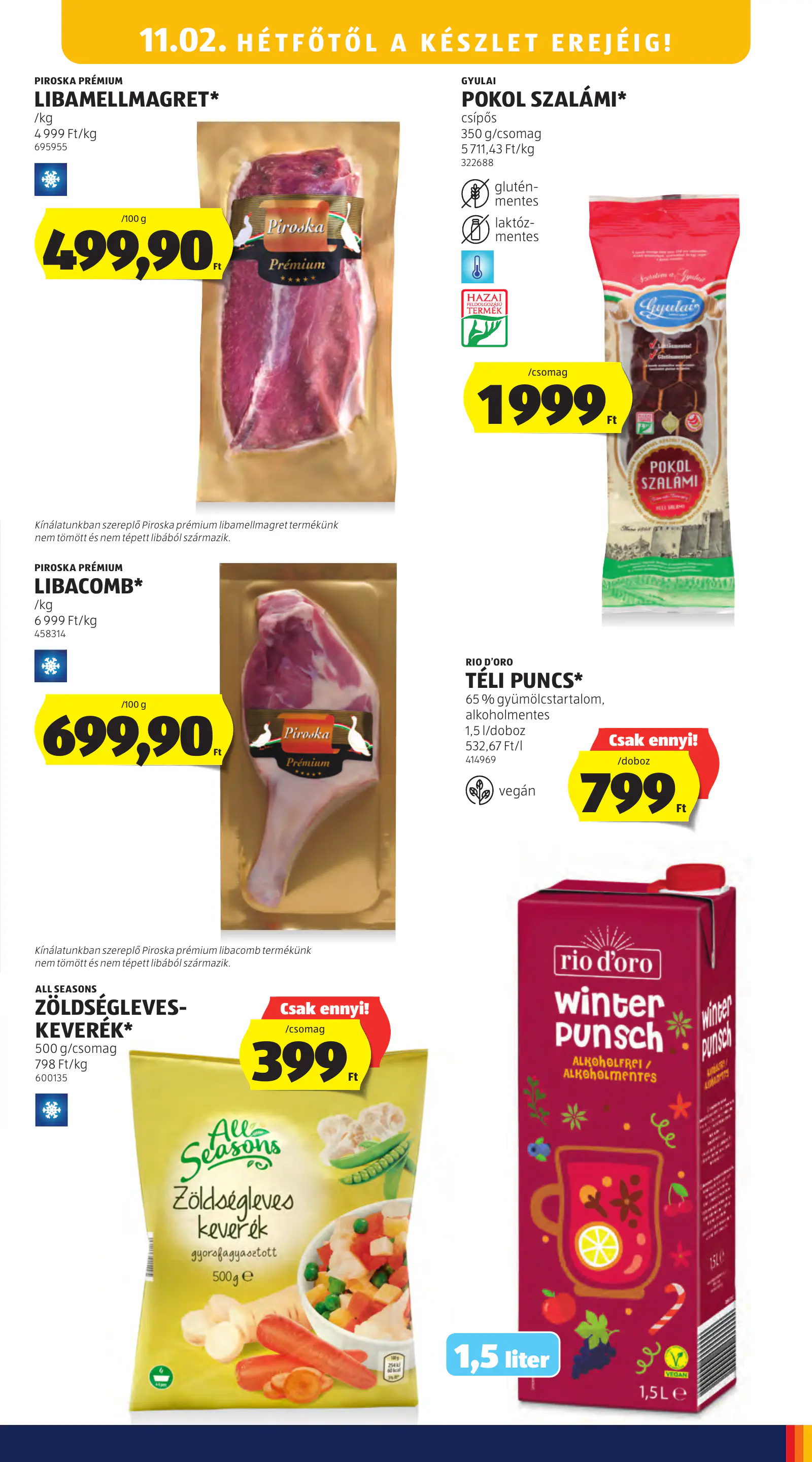 Aldi online akciós újság, 44. hét, 23. oldal (okt. 29. – nov. 4.)