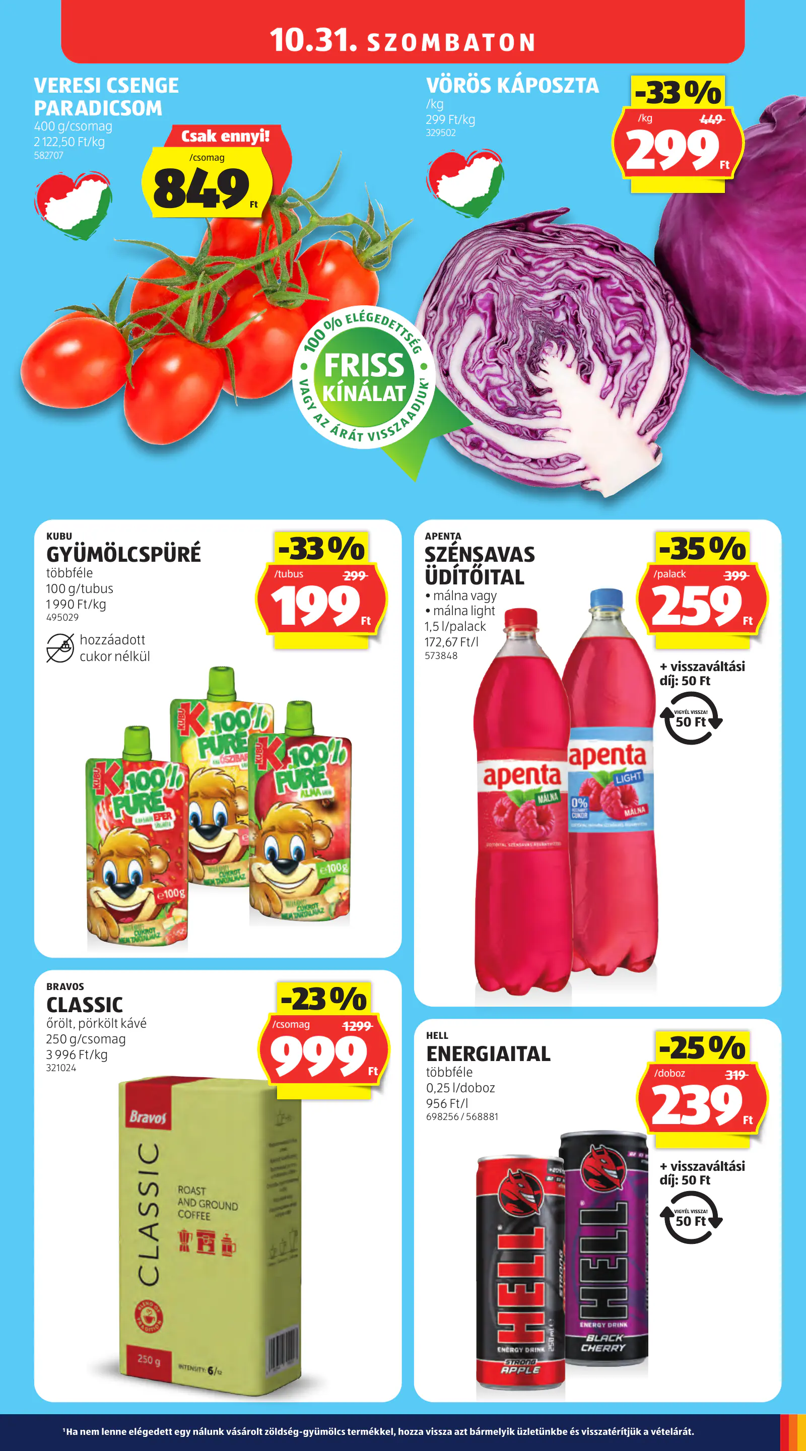 Aldi online akciós újság, 44. hét, 33. oldal (okt. 29. – nov. 4.)