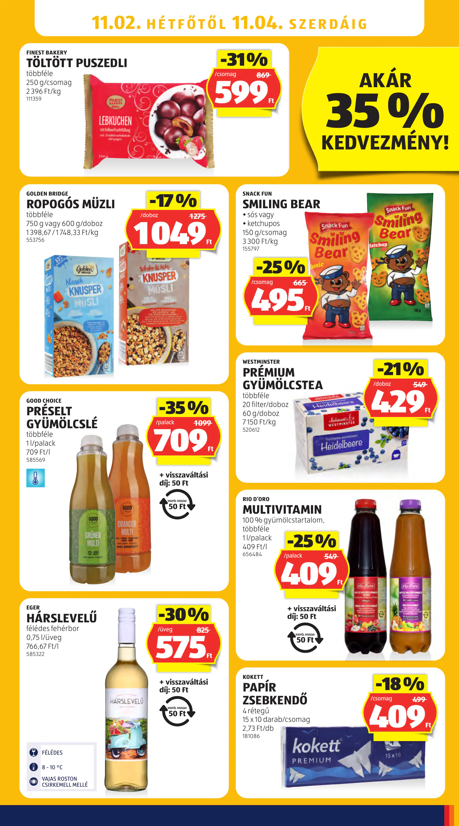 Aldi online akciós újság, 44. hét, 37. oldal (okt. 29. – nov. 4.)