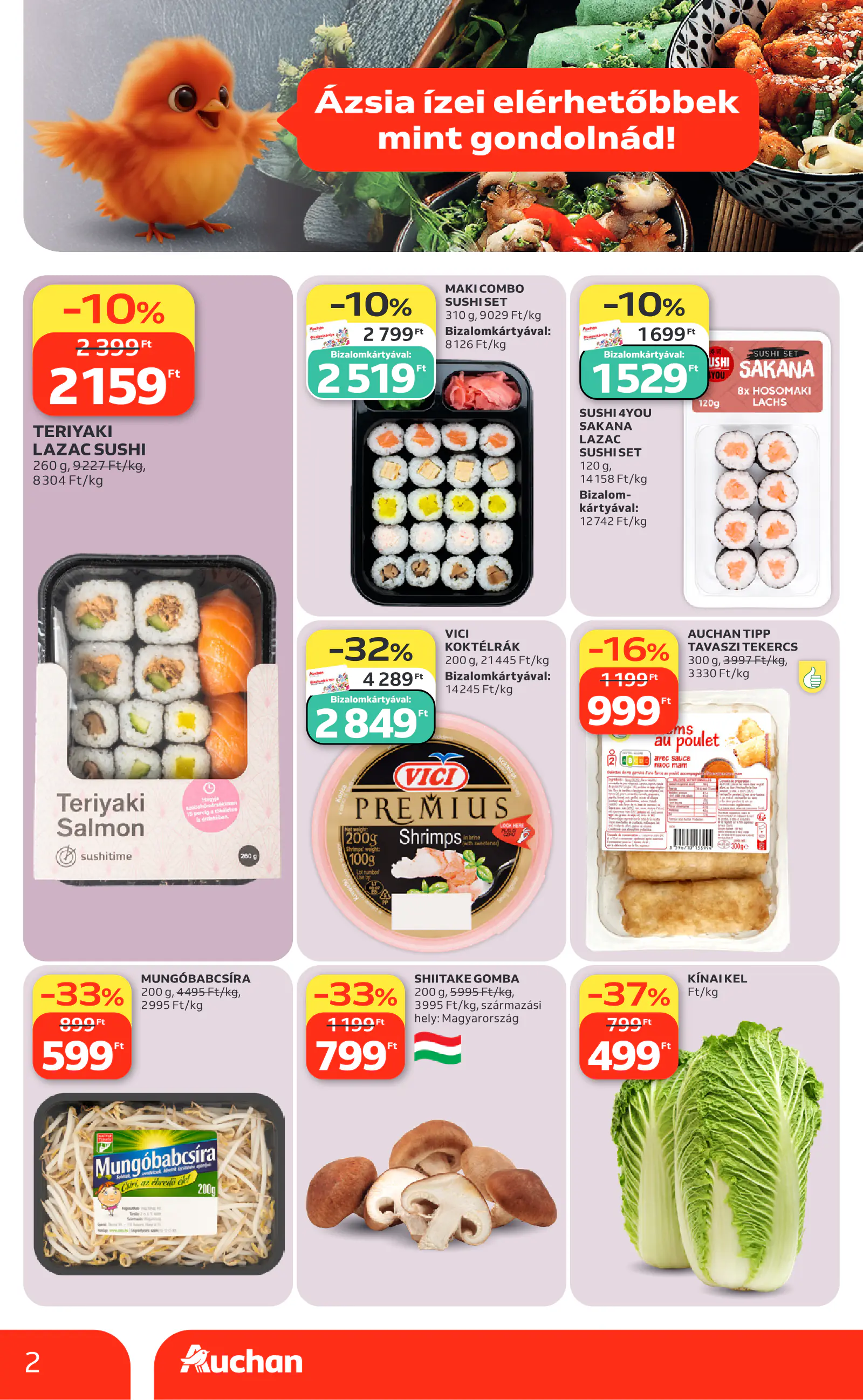 Auchan Ázsiai ajánlataink, 2. oldal (okt. 8–21.)