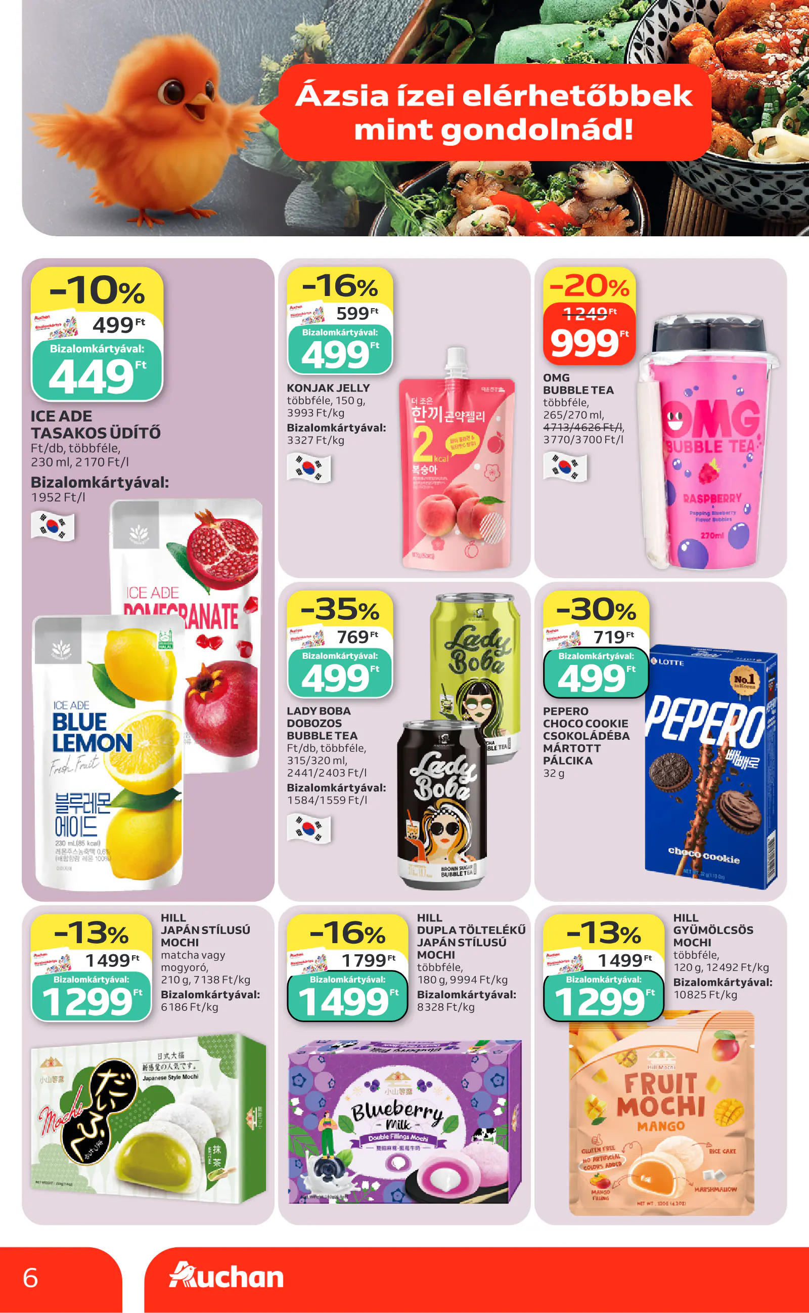 Auchan Ázsiai ajánlataink, 6. oldal (okt. 8–21.)
