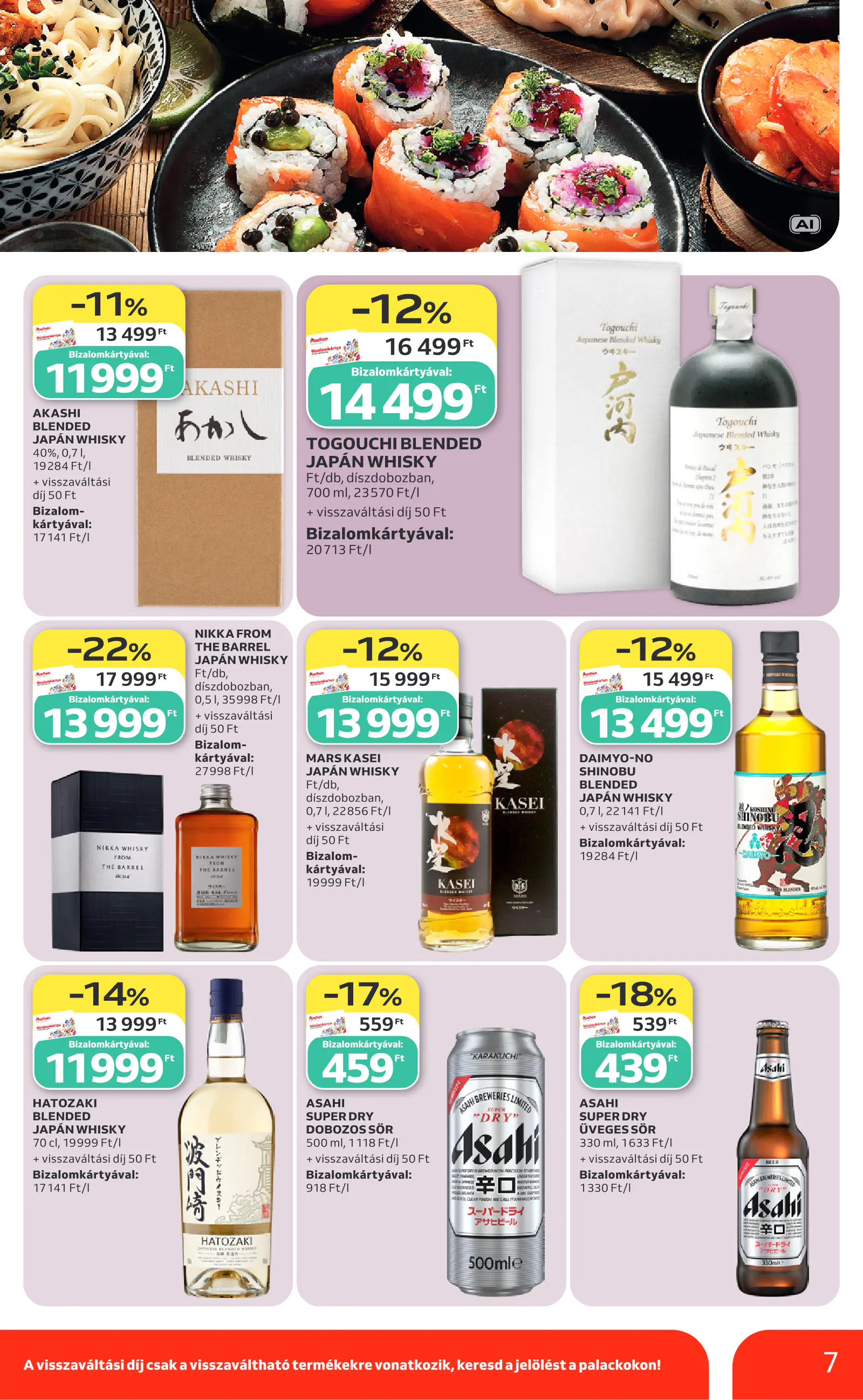 Auchan Ázsiai ajánlataink, 7. oldal (okt. 8–21.)