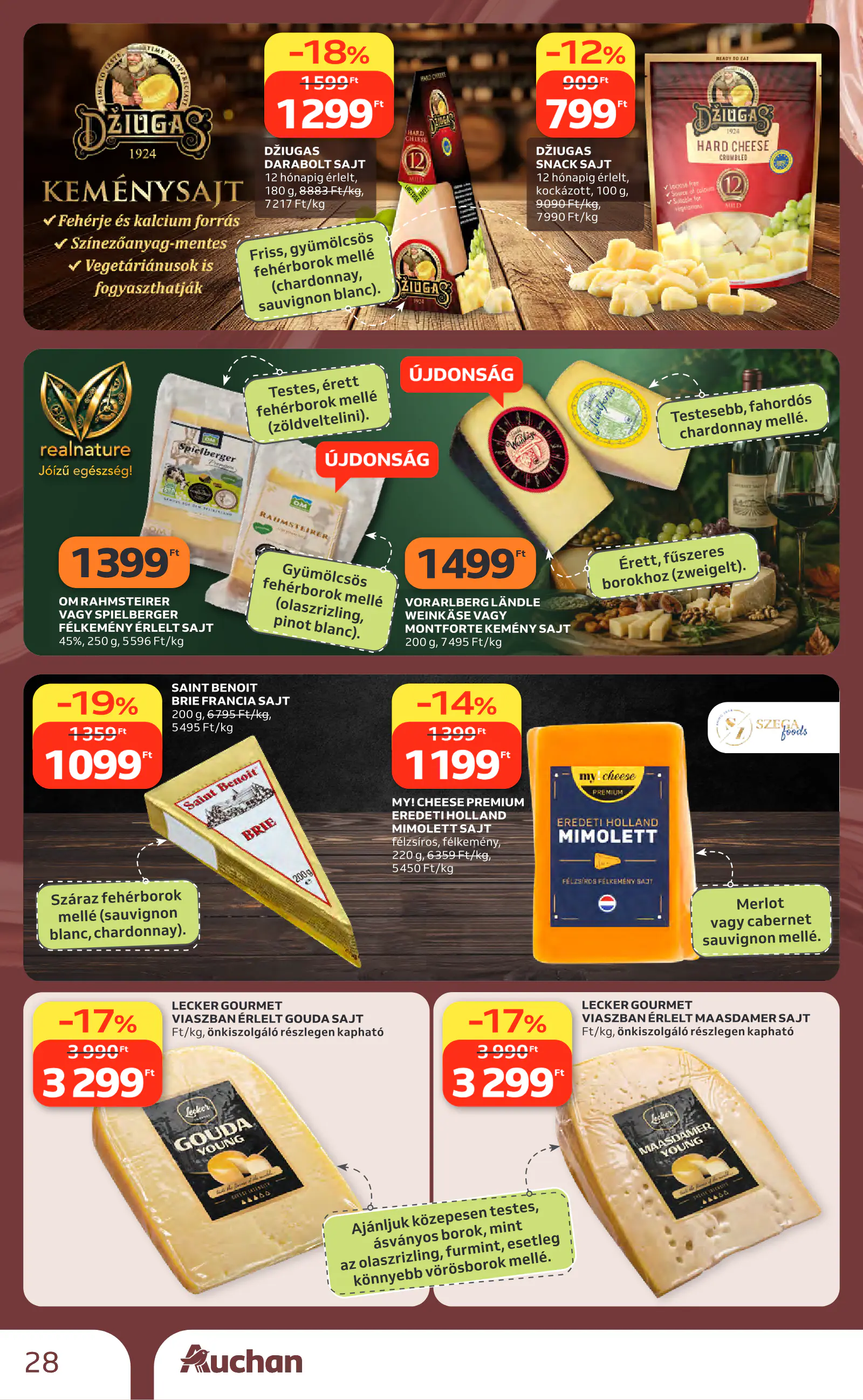 Auchan Bor ajánlataink, 28. oldal (okt. 1–21.)
