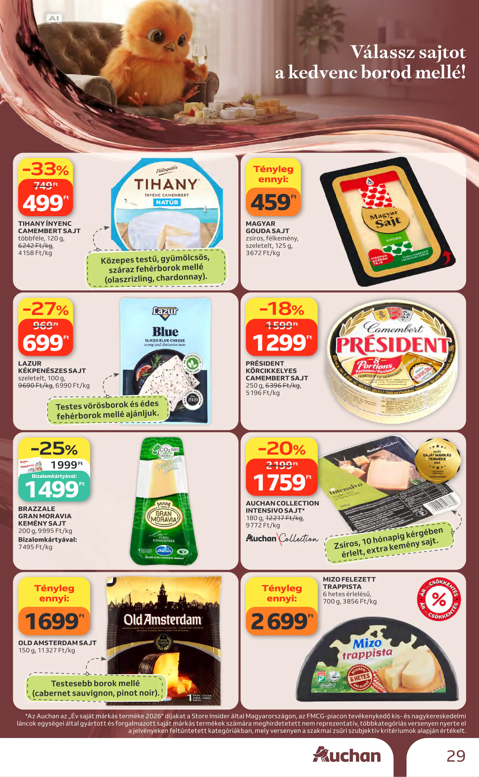 Auchan Bor ajánlataink, 29. oldal (okt. 1–21.)