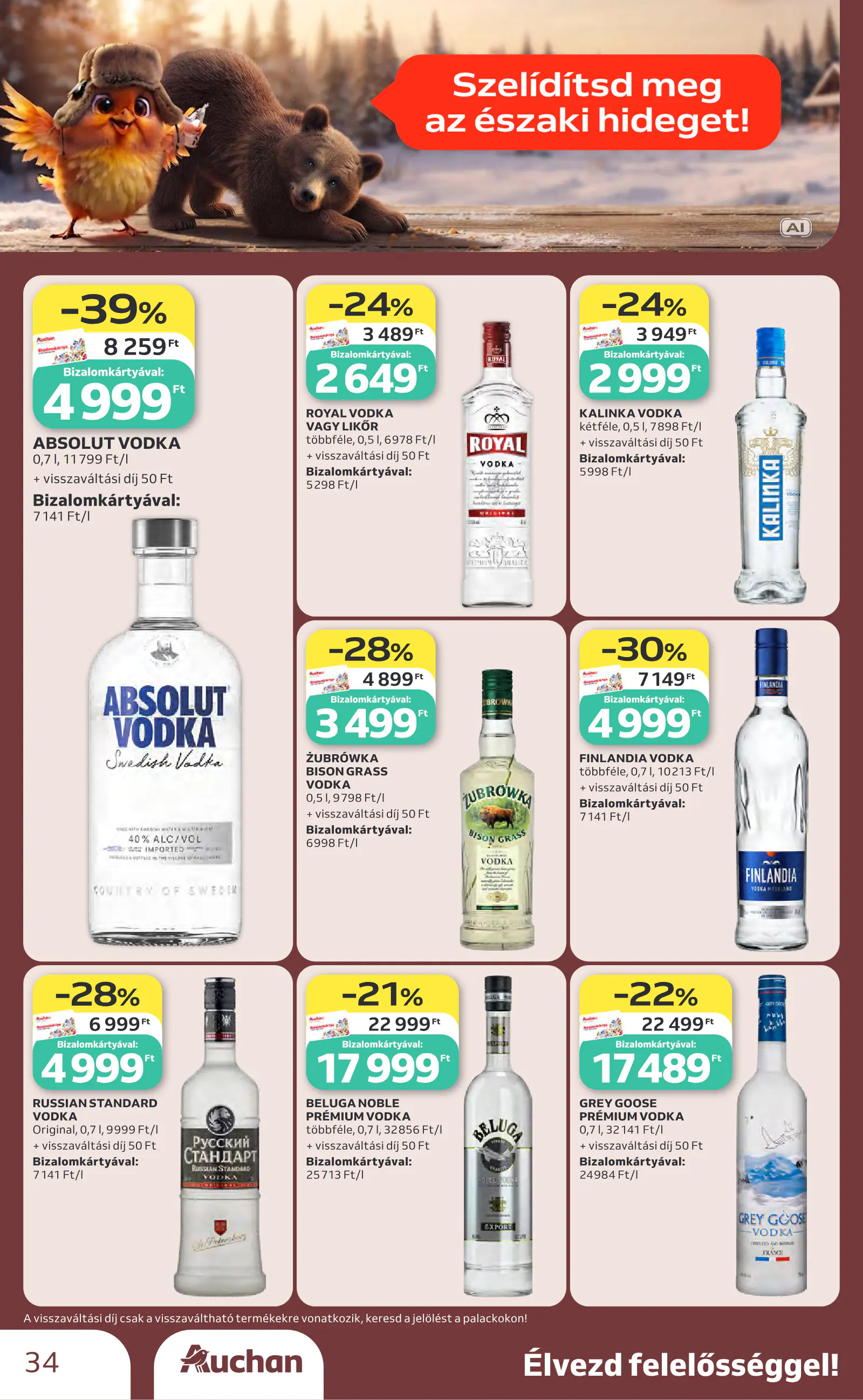 Auchan Bor ajánlataink, 34. oldal (okt. 1–21.)