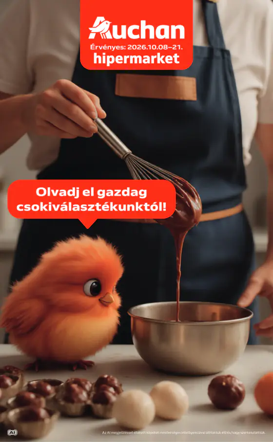 Auchan Csokoládé ajánlataink – okt. 8–21.