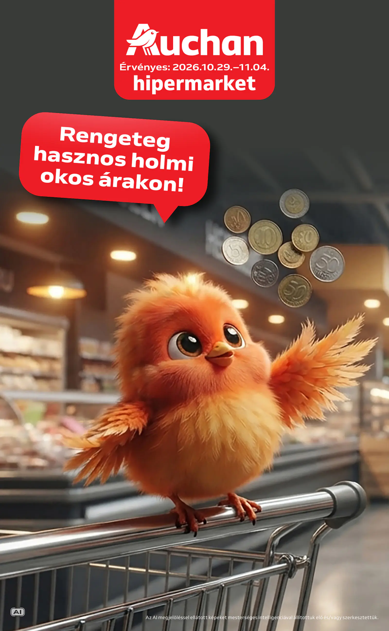 Auchan Filléres ajánlataink, 1. oldal (okt. 29. – nov. 4.)