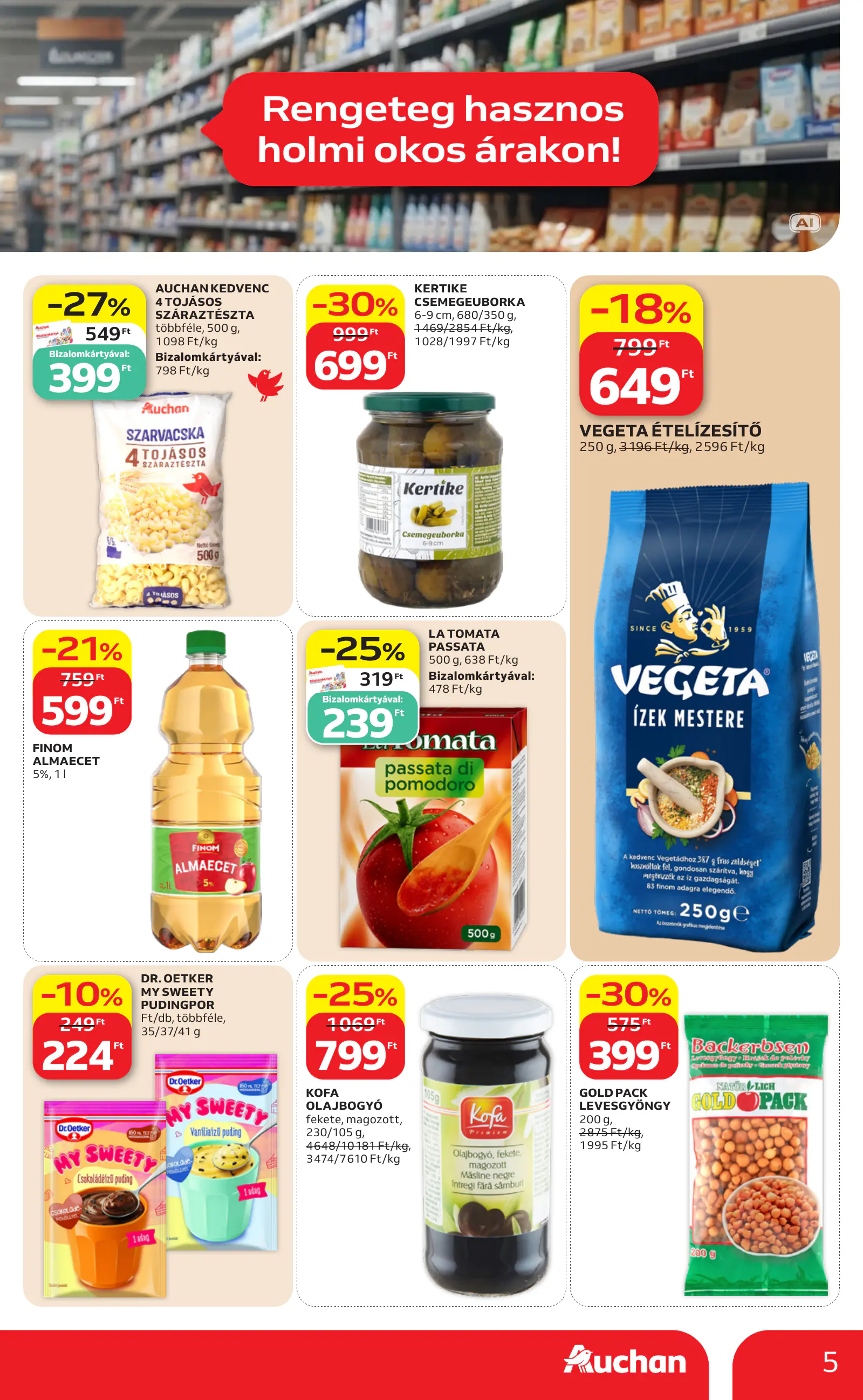 Auchan Filléres ajánlataink, 5. oldal (okt. 29. – nov. 4.)