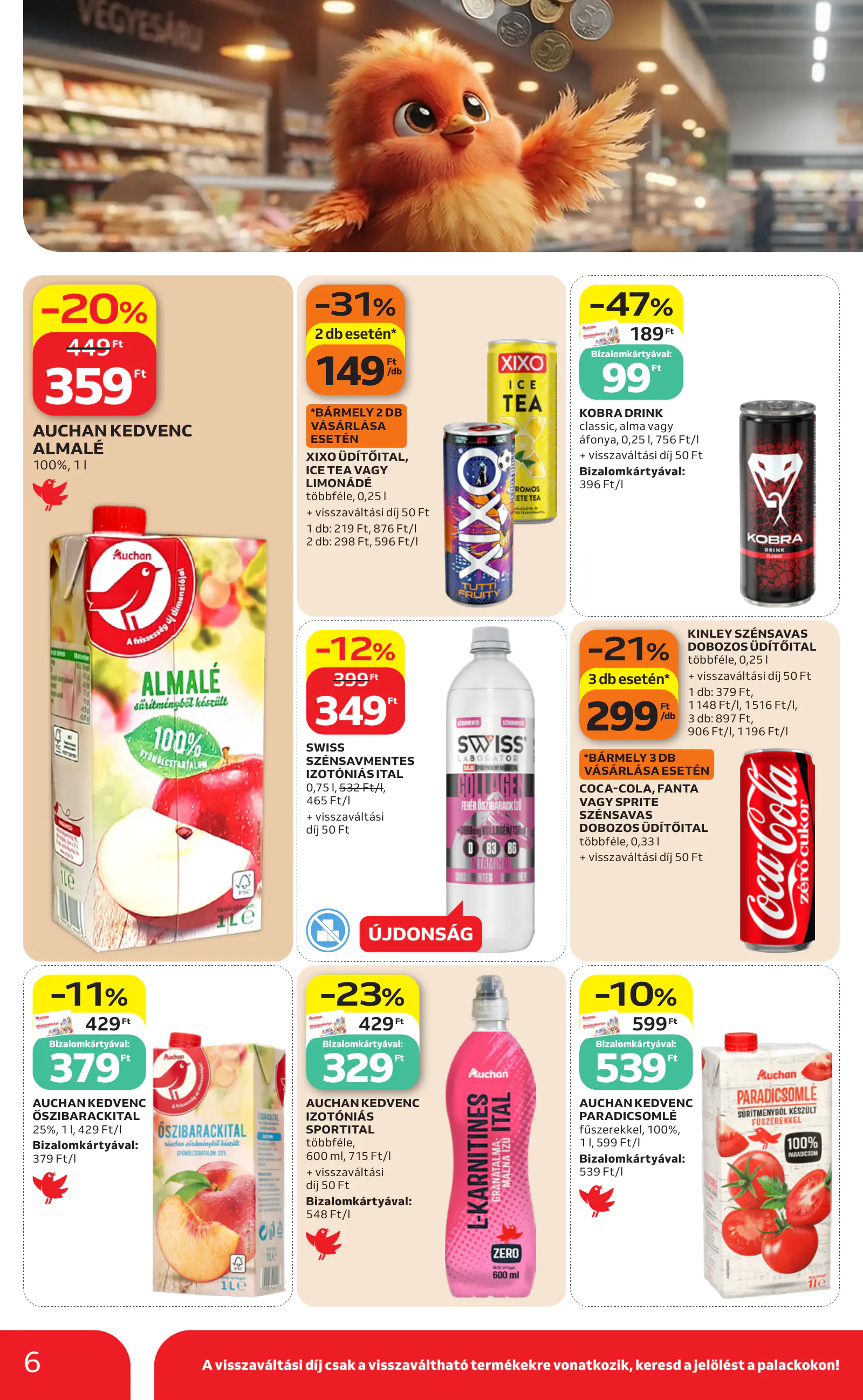 Auchan Filléres ajánlataink, 6. oldal (okt. 29. – nov. 4.)