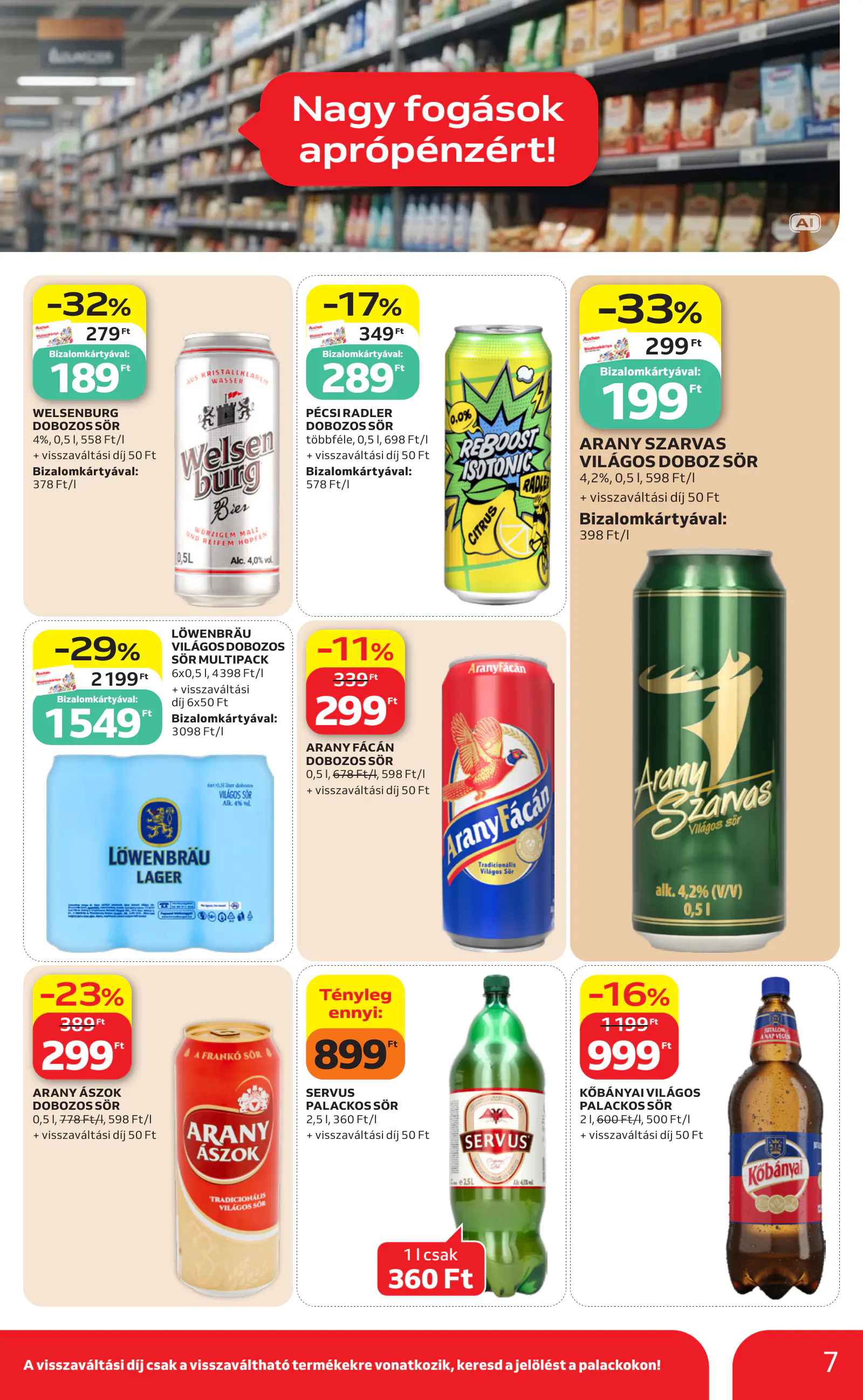 Auchan Filléres ajánlataink, 7. oldal (okt. 29. – nov. 4.)