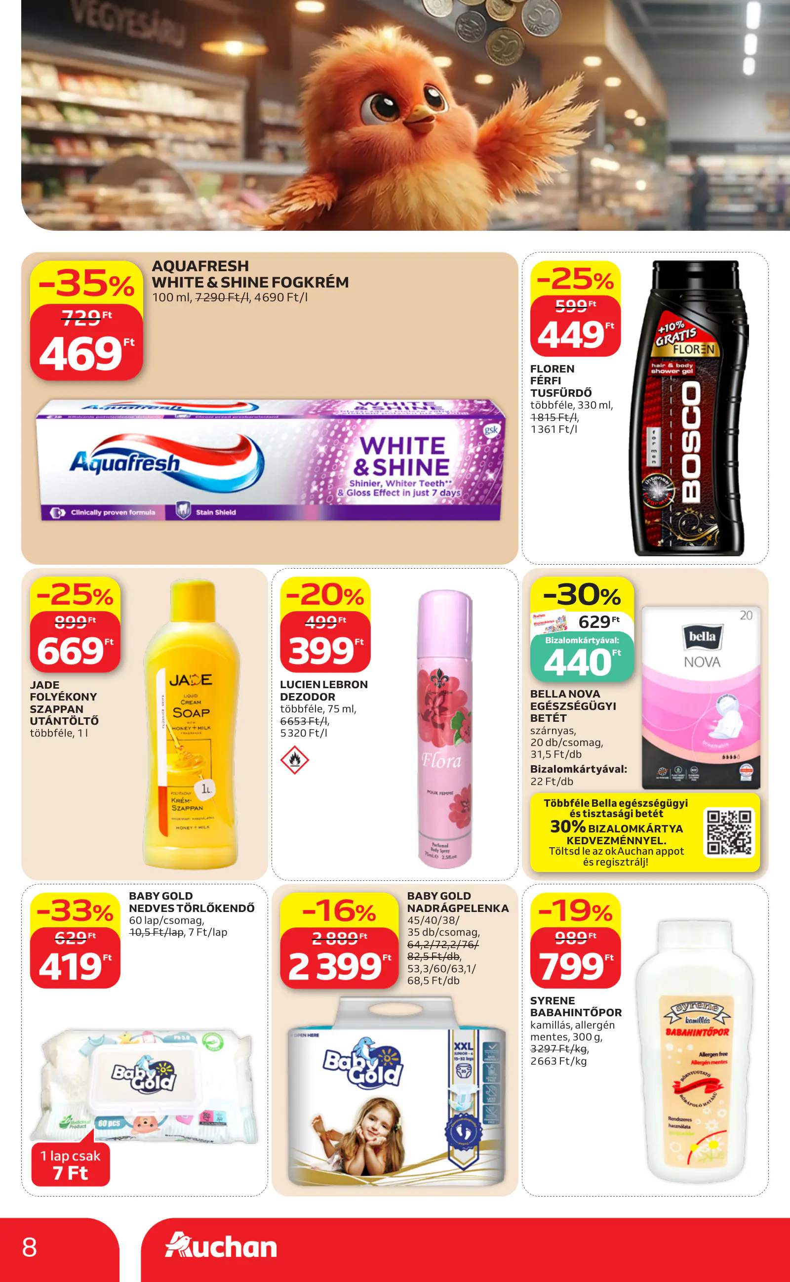 Auchan Filléres ajánlataink, 8. oldal (okt. 29. – nov. 4.)