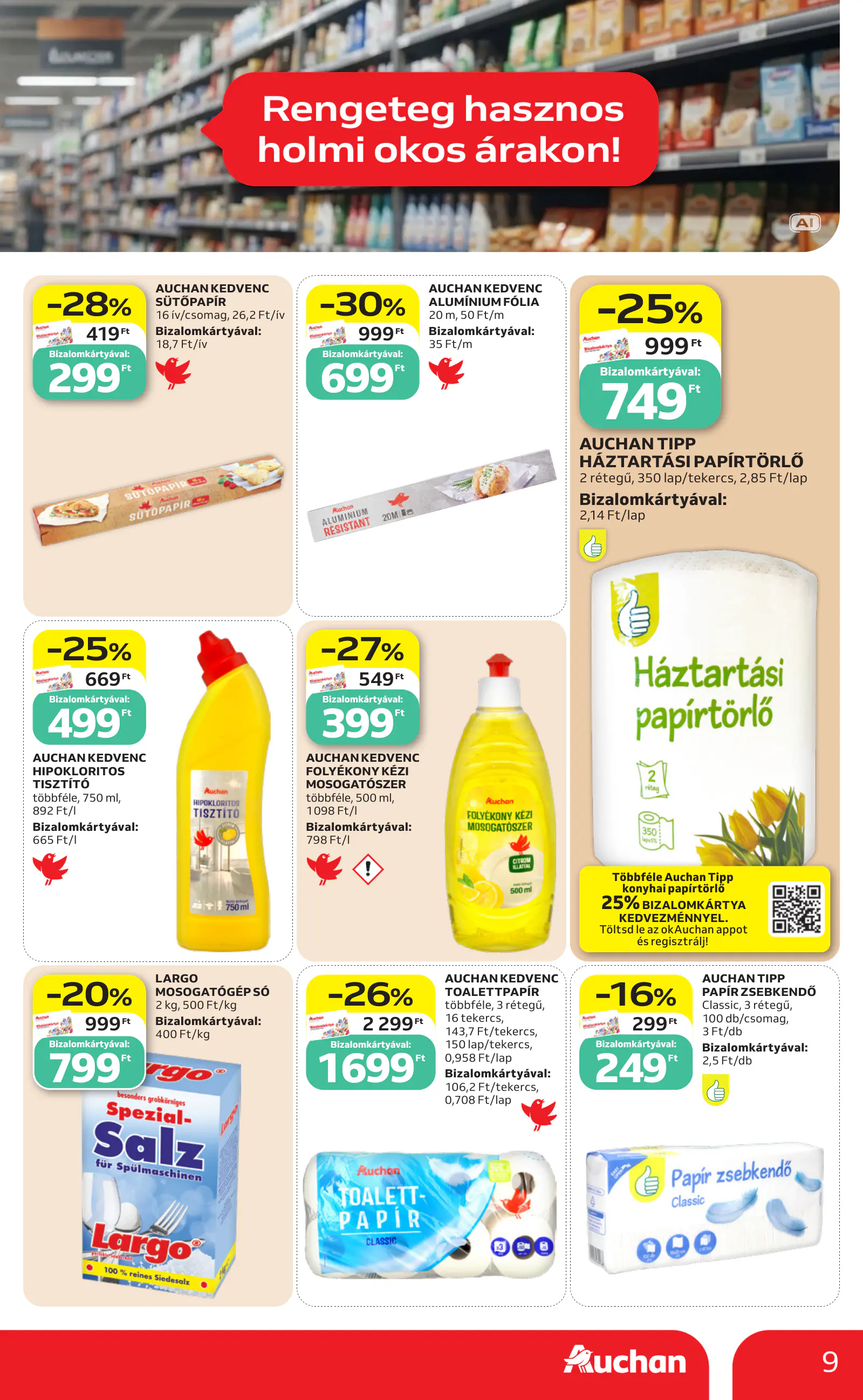 Auchan Filléres ajánlataink, 9. oldal (okt. 29. – nov. 4.)