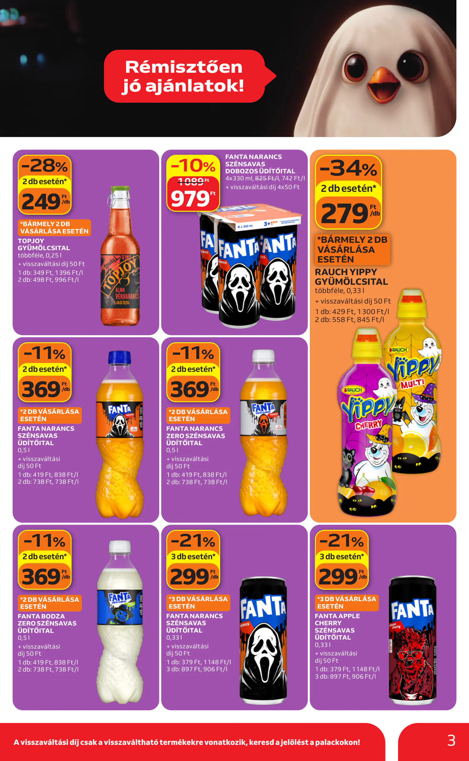 Auchan Halloweeni ajánlataink, 3. oldal (okt. 22–28.)