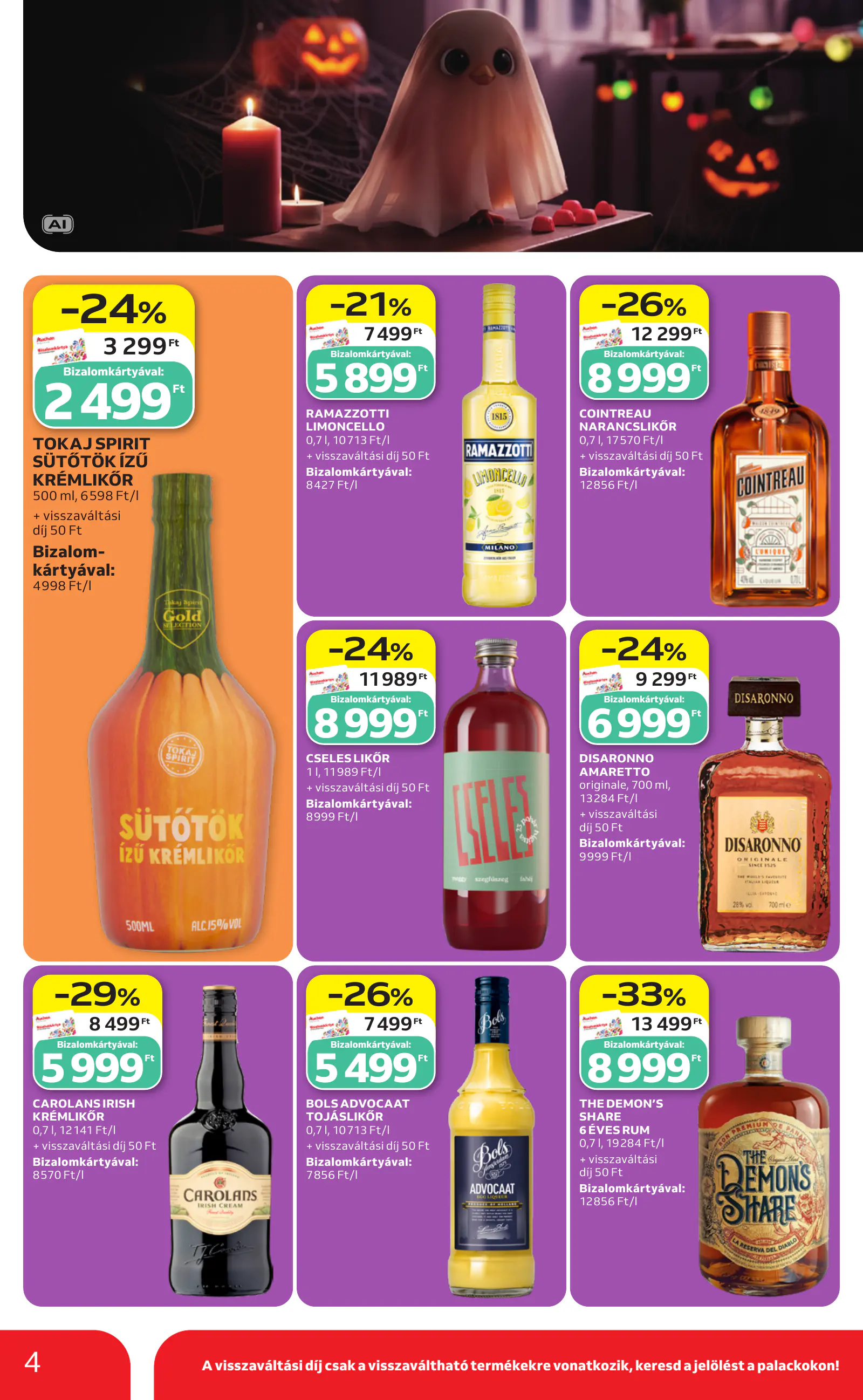 Auchan Halloweeni ajánlataink, 4. oldal (okt. 22–28.)
