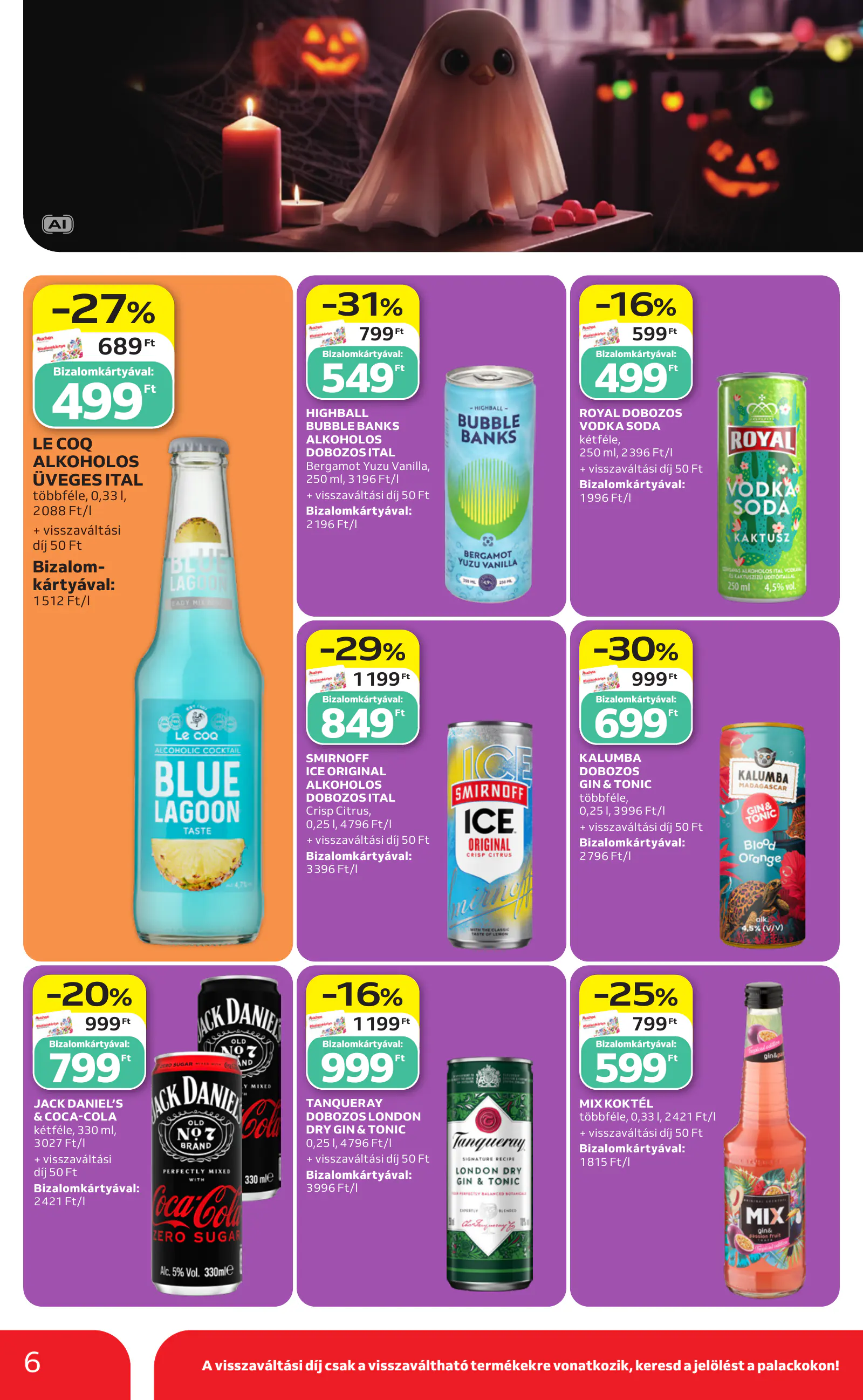 Auchan Halloweeni ajánlataink, 6. oldal (okt. 22–28.)