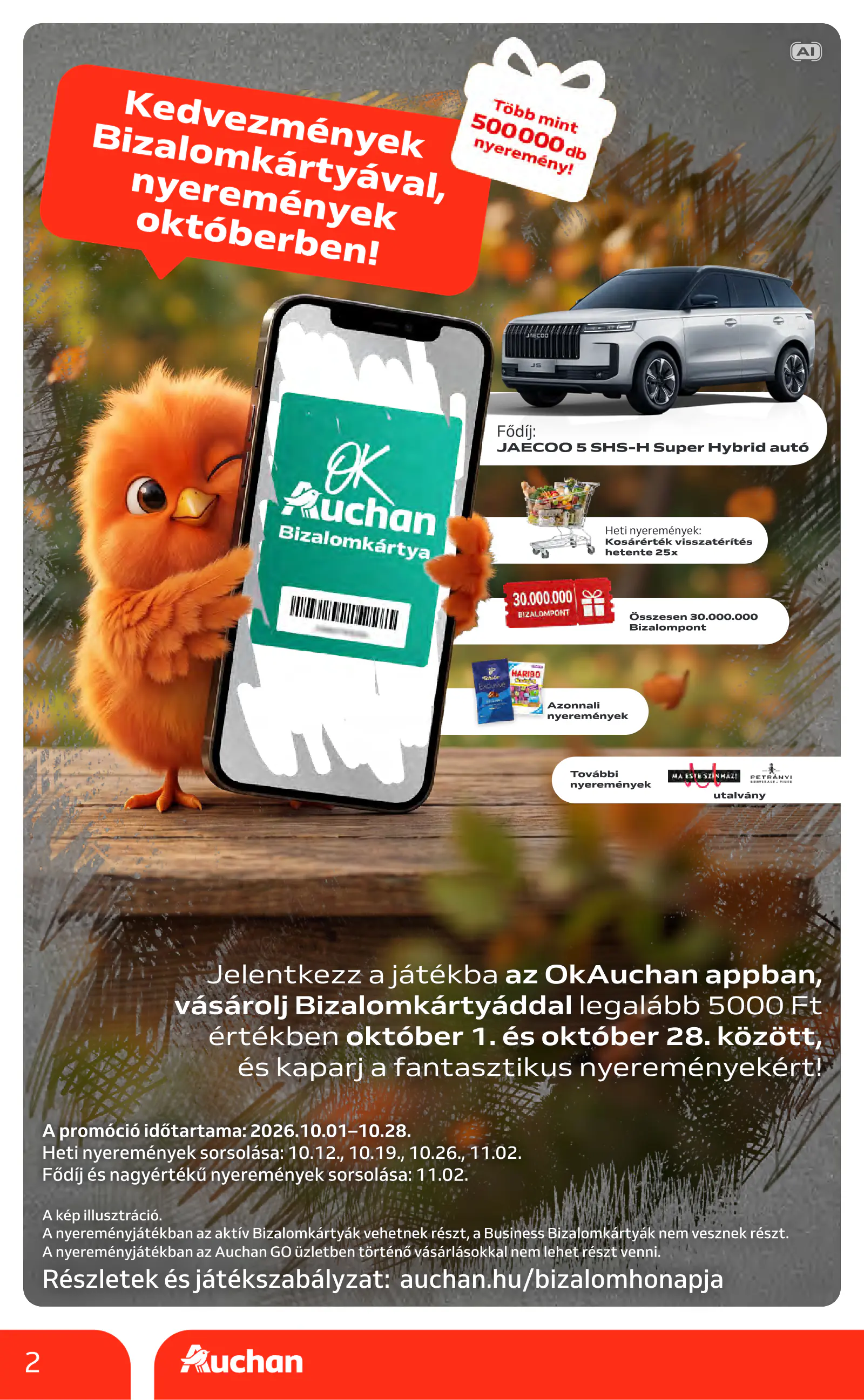 Auchan heti Hipermarket ajánlataink, 2. oldal (okt. 8–14.)