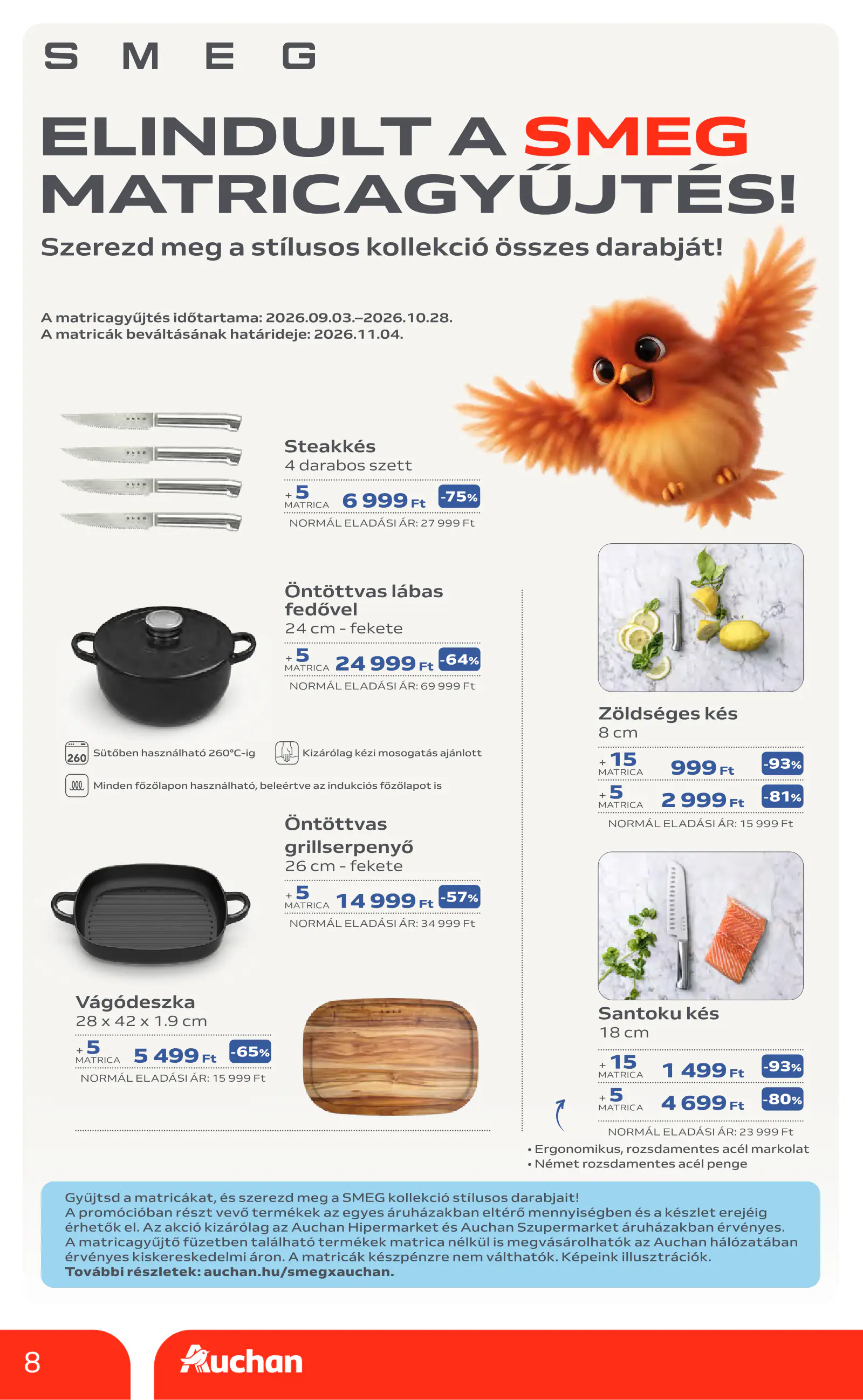 Auchan heti Hipermarket ajánlataink, 8. oldal (okt. 8–14.)
