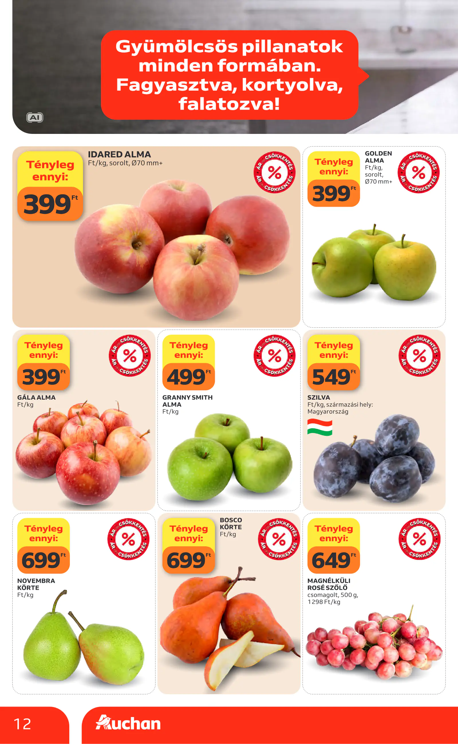Auchan heti Hipermarket ajánlataink, 12. oldal (okt. 8–14.)