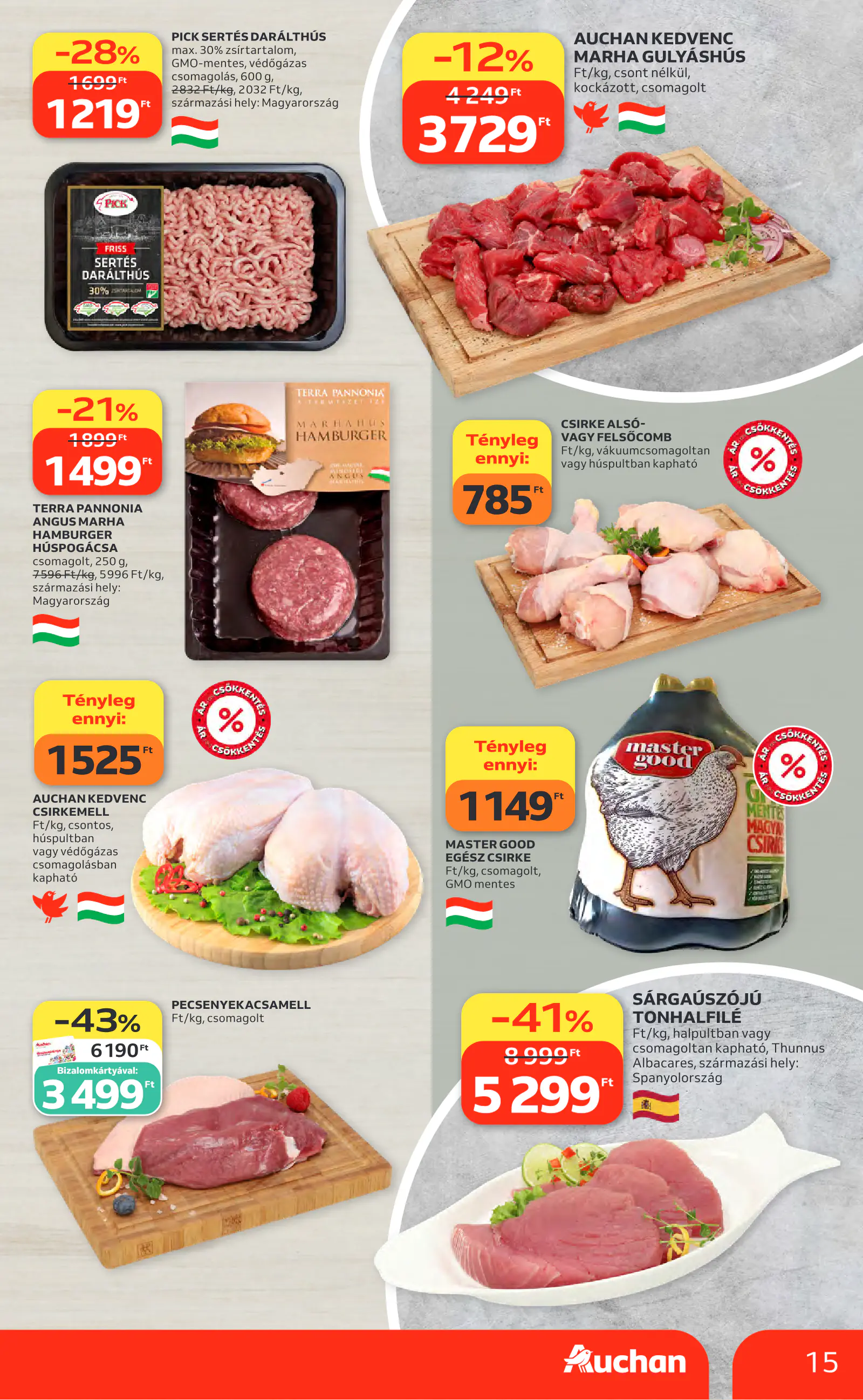 Auchan heti Hipermarket ajánlataink, 15. oldal (okt. 8–14.)