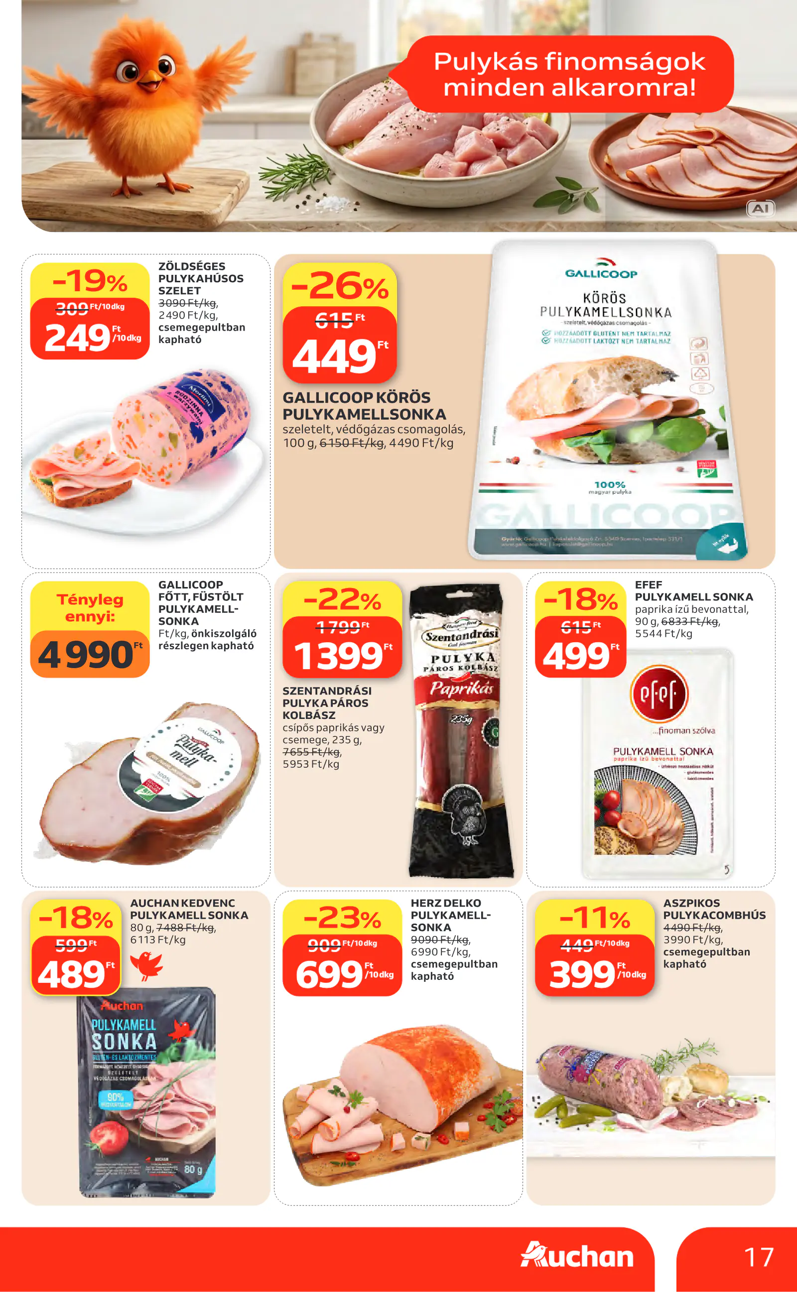 Auchan heti Hipermarket ajánlataink, 17. oldal (okt. 8–14.)