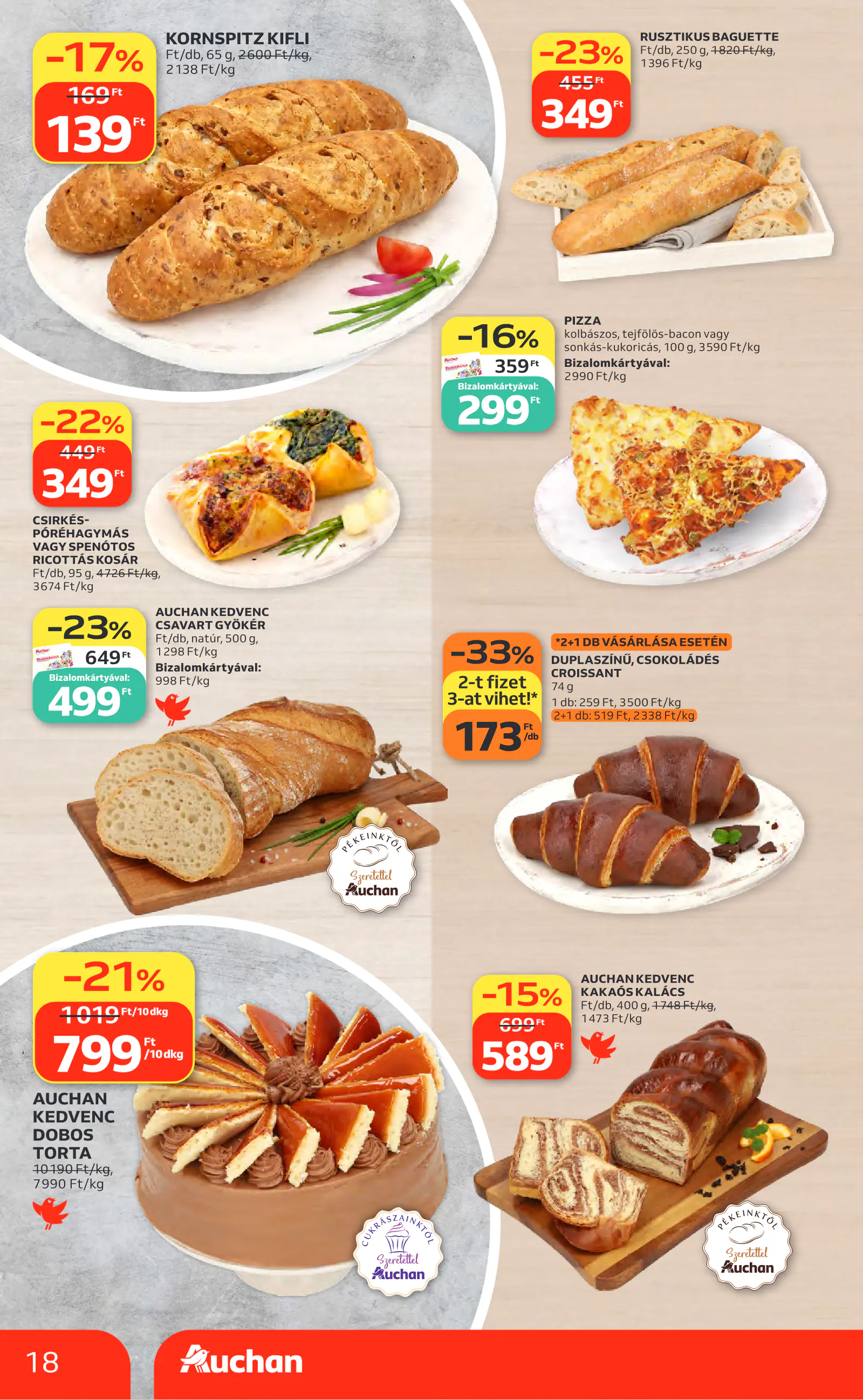 Auchan heti Hipermarket ajánlataink, 18. oldal (okt. 8–14.)