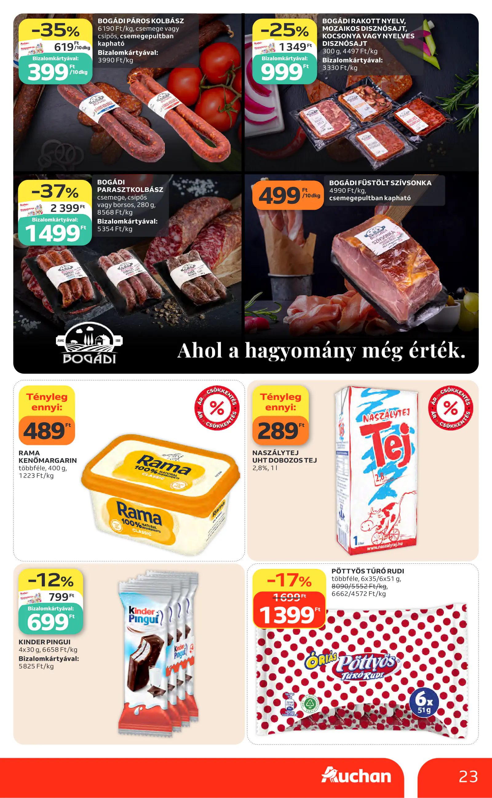 Auchan heti Hipermarket ajánlataink, 23. oldal (okt. 8–14.)
