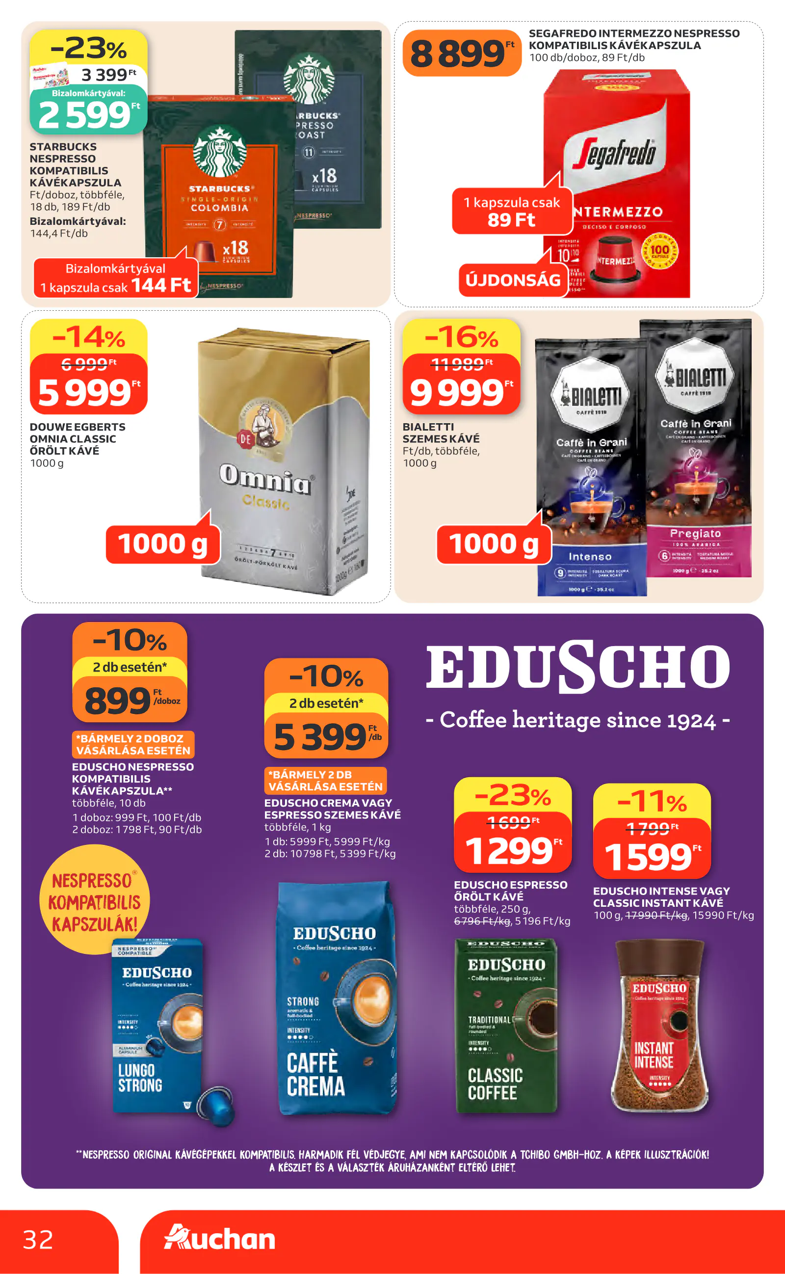 Auchan heti Hipermarket ajánlataink, 32. oldal (okt. 8–14.)