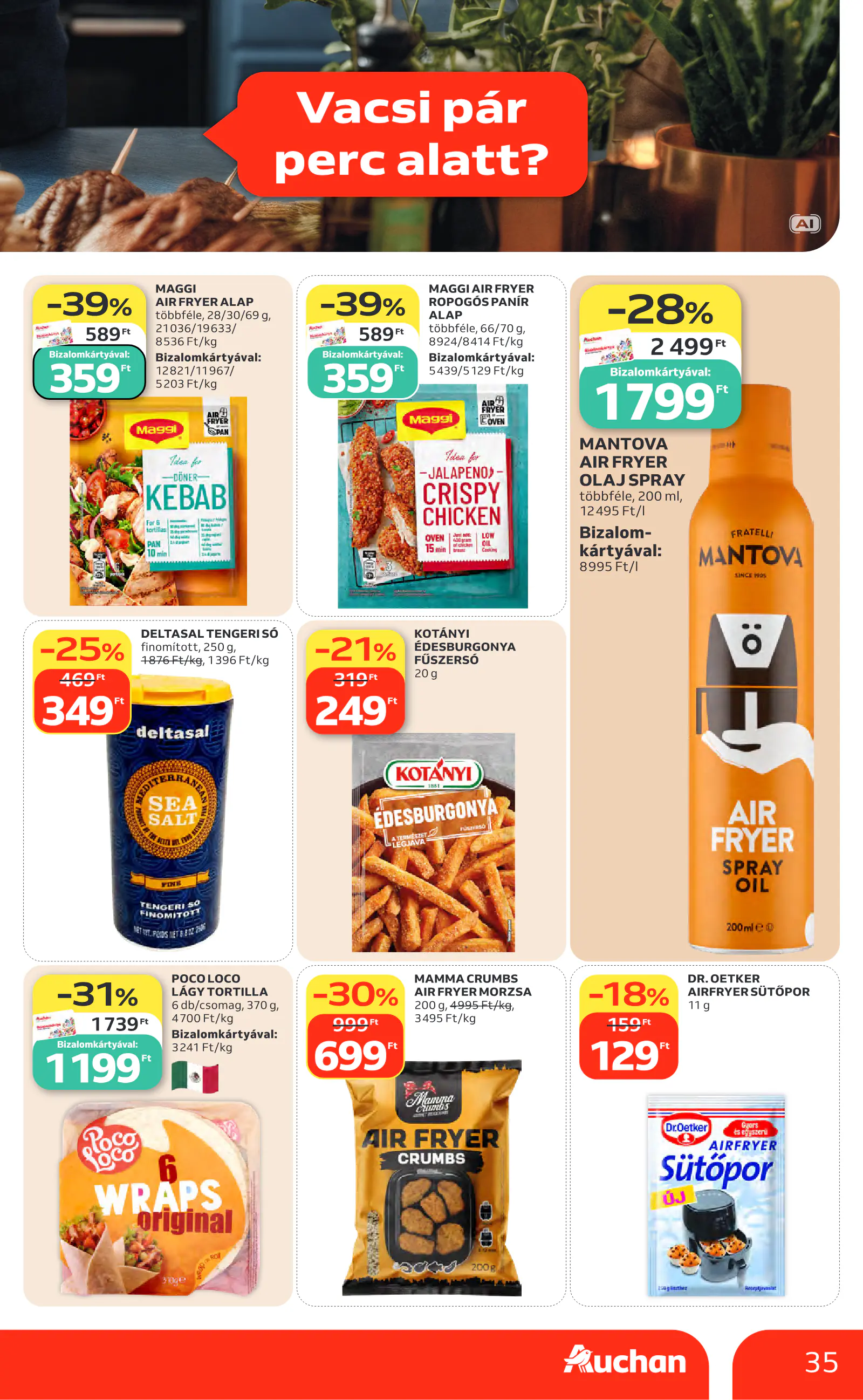 Auchan heti Hipermarket ajánlataink, 35. oldal (okt. 8–14.)