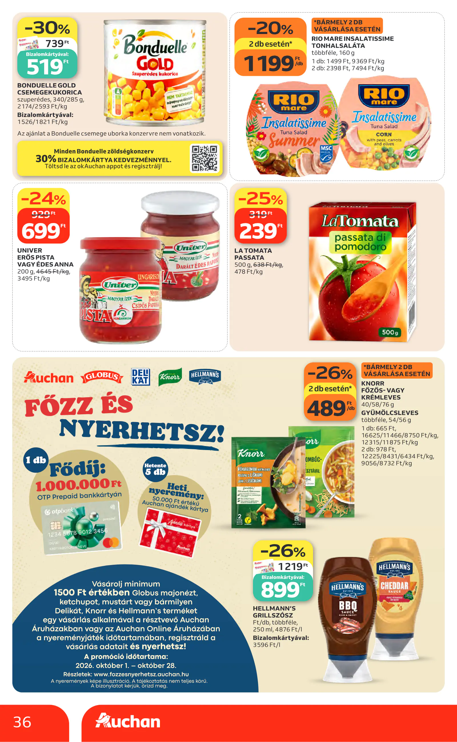 Auchan heti Hipermarket ajánlataink, 36. oldal (okt. 8–14.)