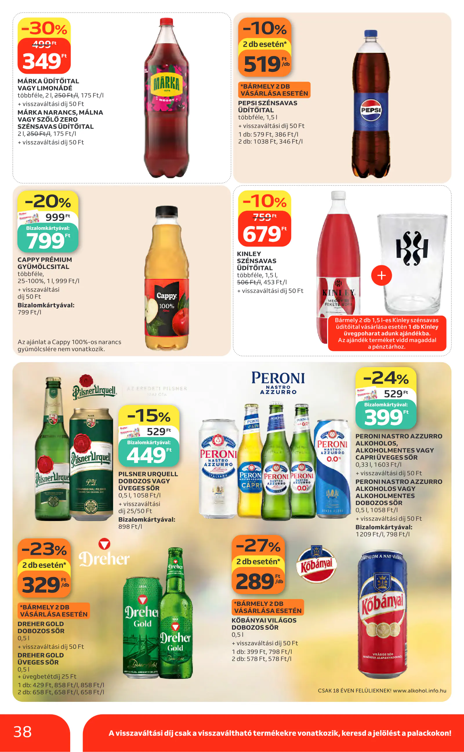 Auchan heti Hipermarket ajánlataink, 38. oldal (okt. 8–14.)