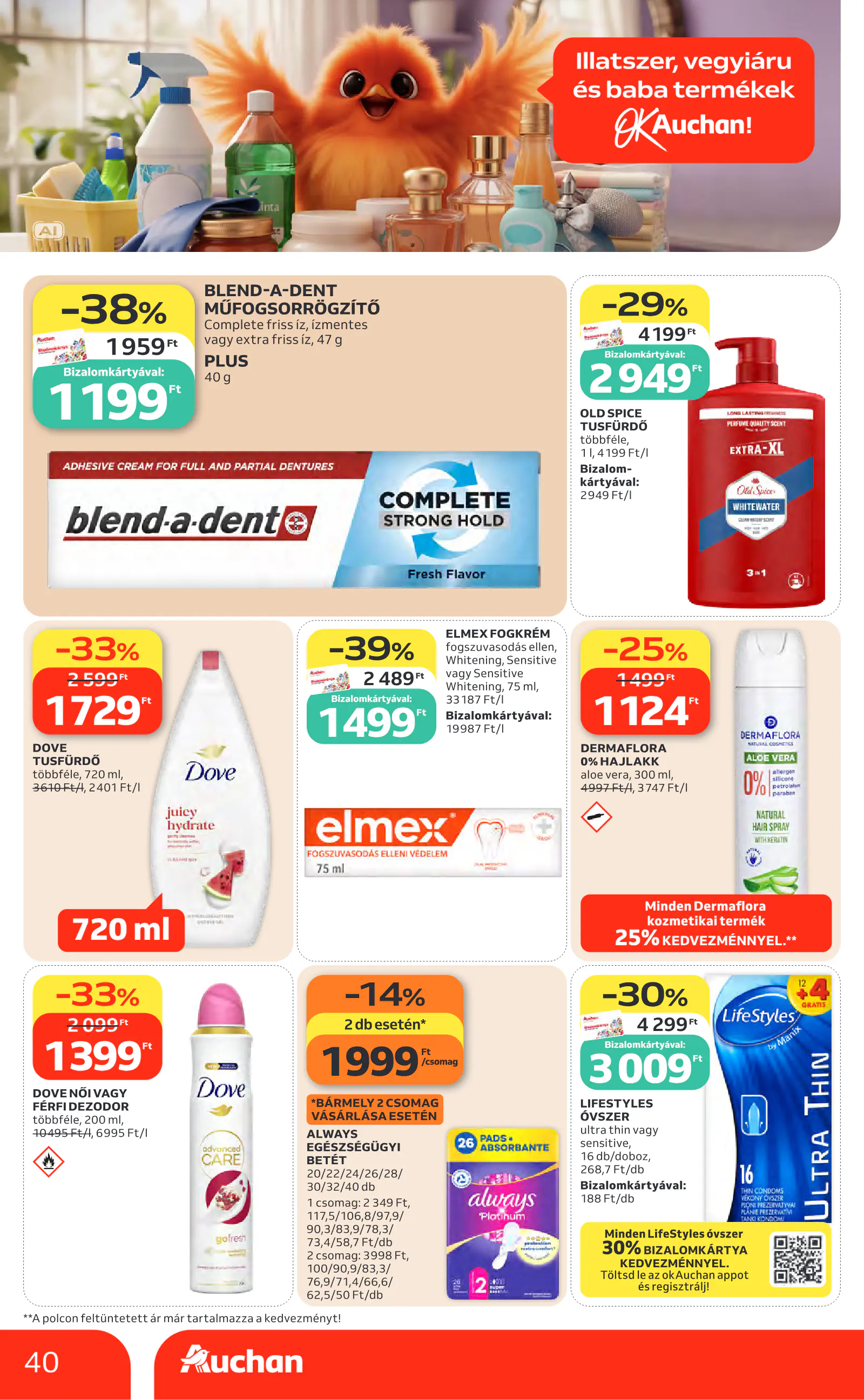 Auchan heti Hipermarket ajánlataink, 40. oldal (okt. 8–14.)