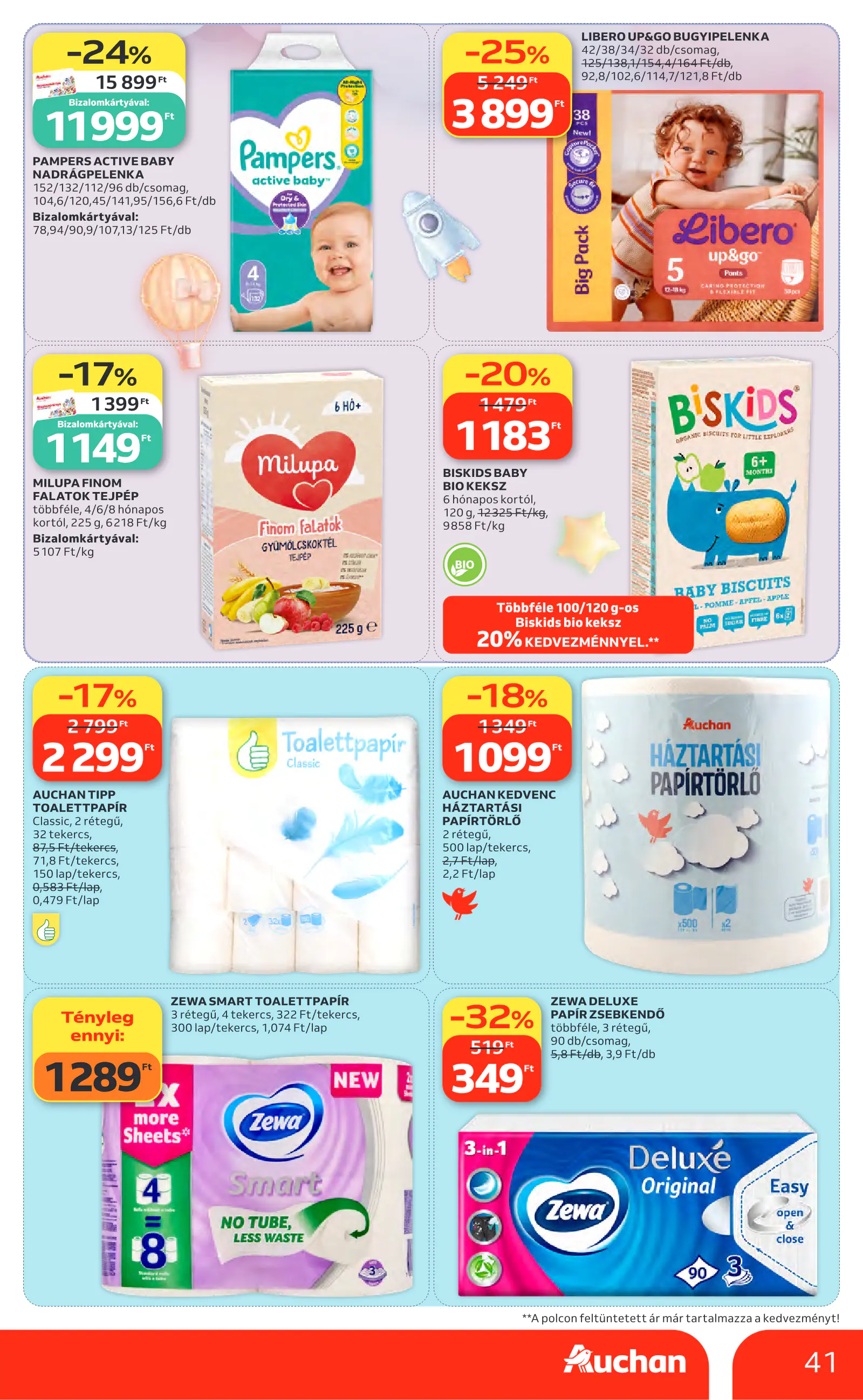 Auchan heti Hipermarket ajánlataink, 41. oldal (okt. 8–14.)
