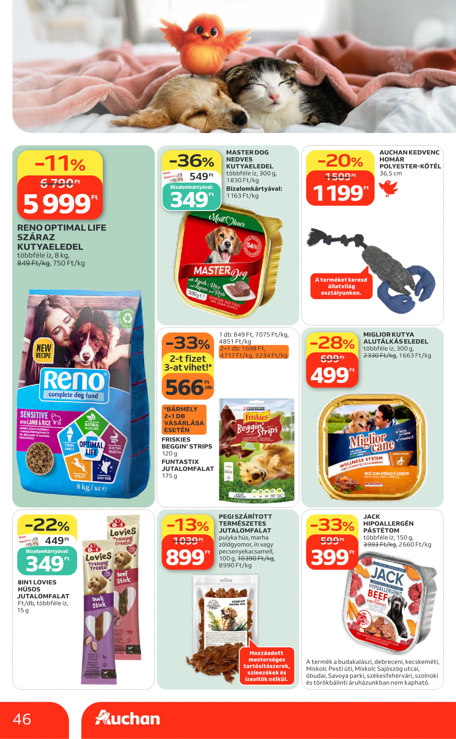 Auchan heti Hipermarket ajánlataink, 46. oldal (okt. 8–14.)