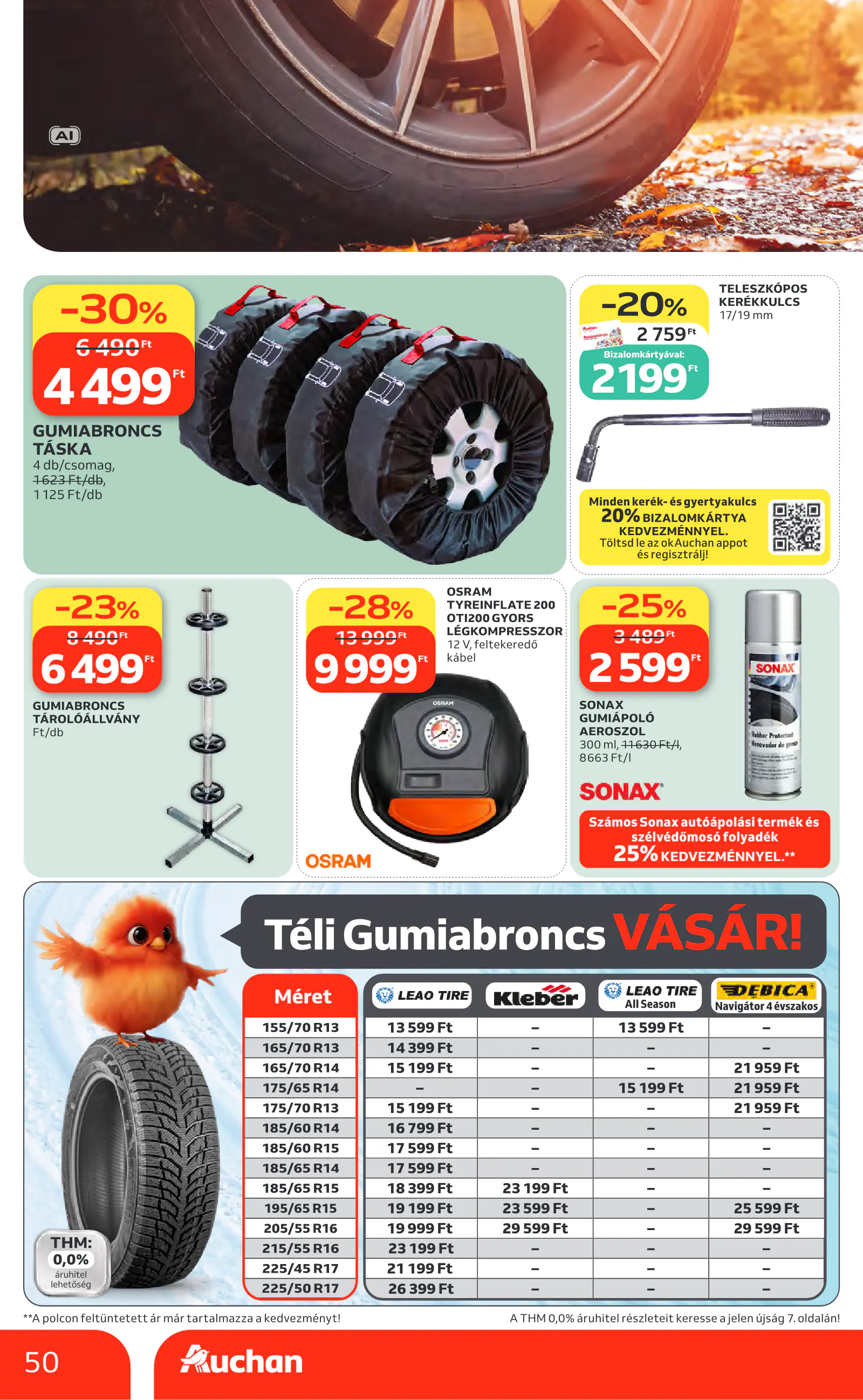Auchan heti Hipermarket ajánlataink, 50. oldal (okt. 8–14.)