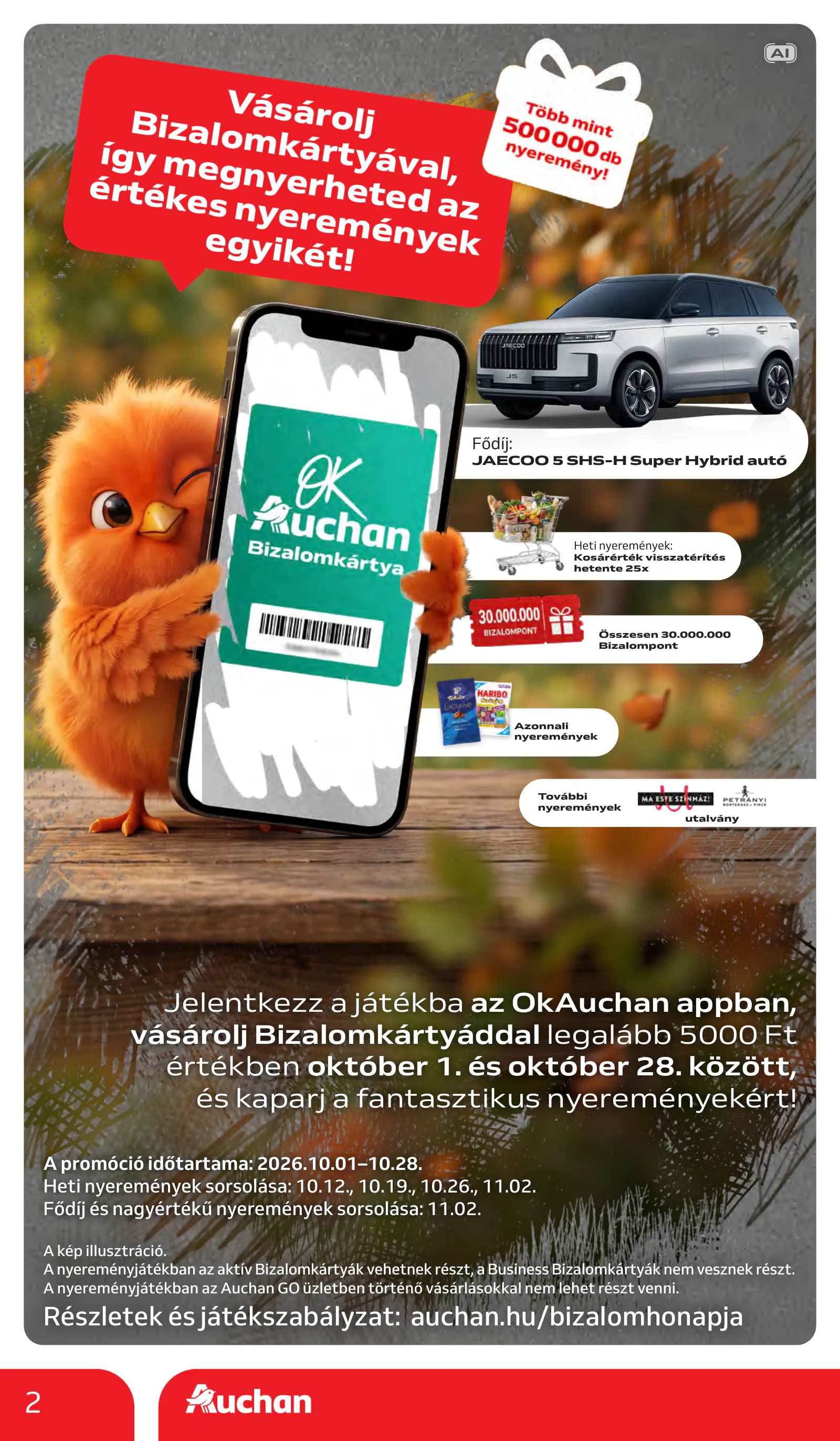 Auchan heti Hipermarket ajánlataink, 2. oldal (okt. 15–21.)